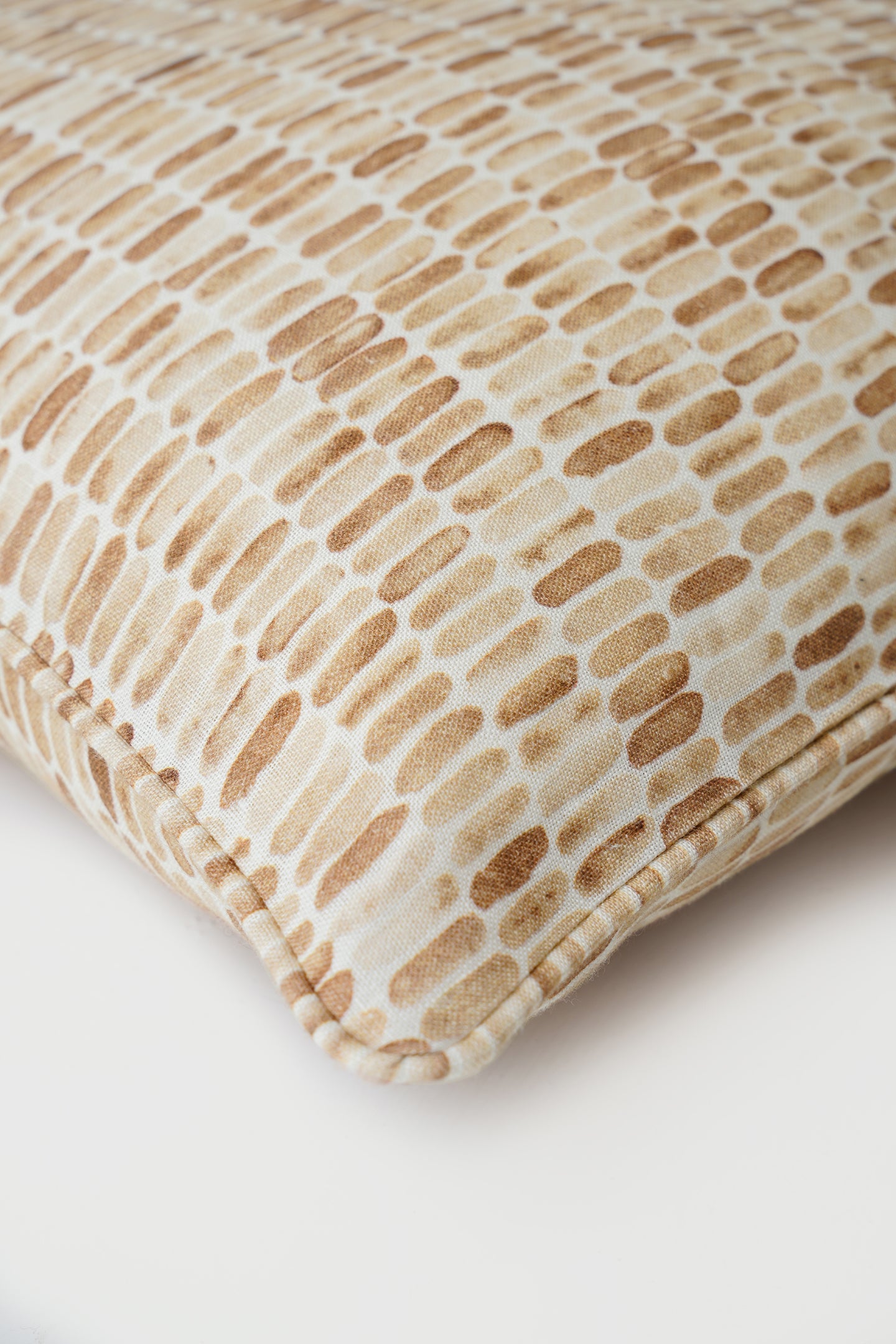Speckle Brown Linen Cushion Cover
