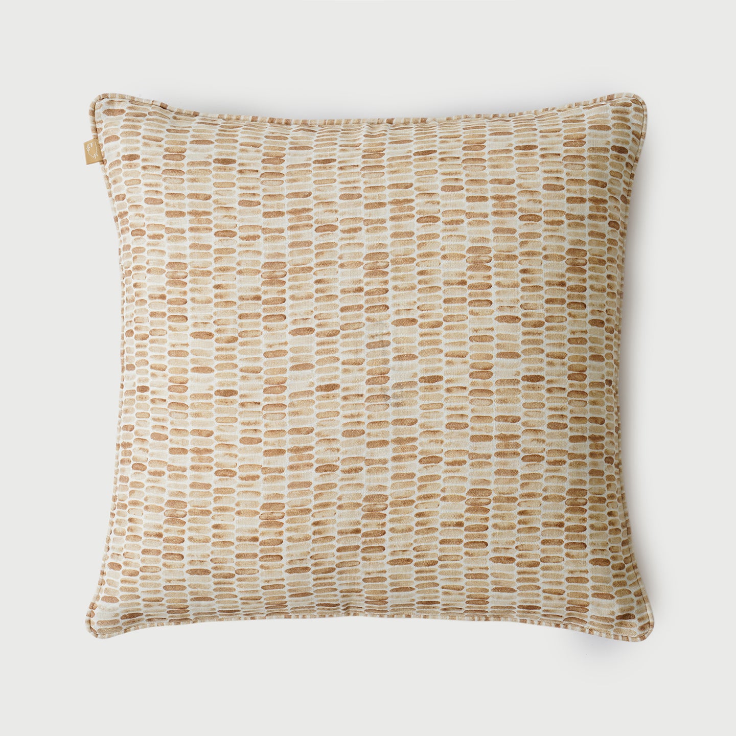 Speckle Brown Linen Cushion Cover