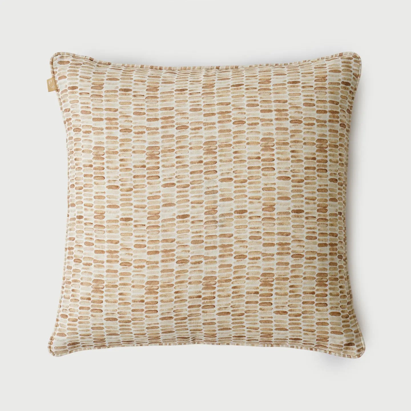 Speckle Brown Linen Cushion Cover SanctuaryLiving