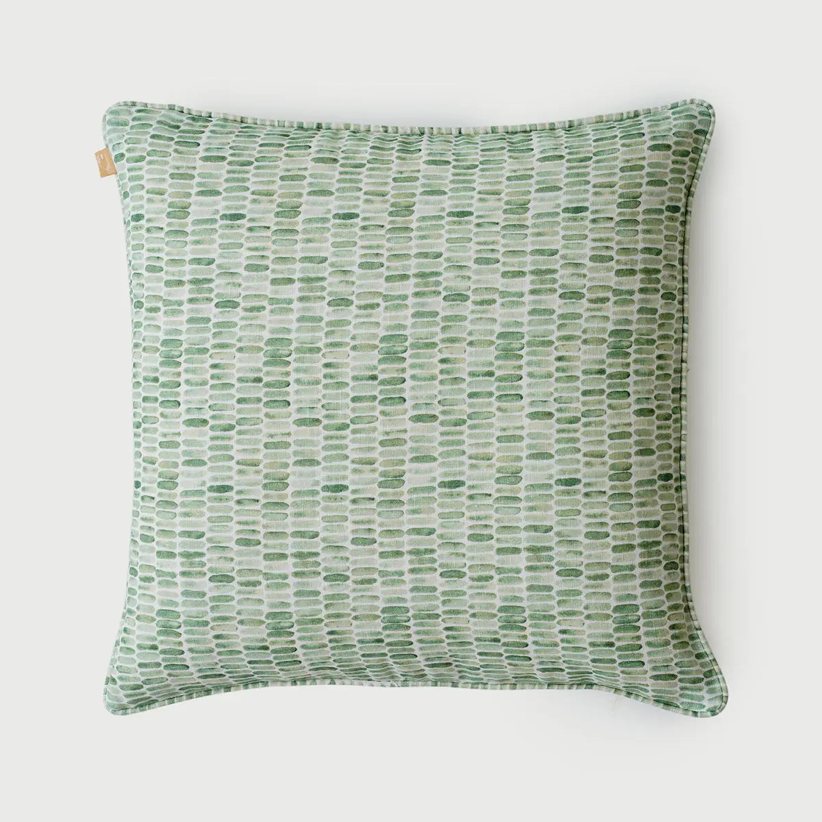 Speckle Green Linen Cushion Cover SanctuaryLiving