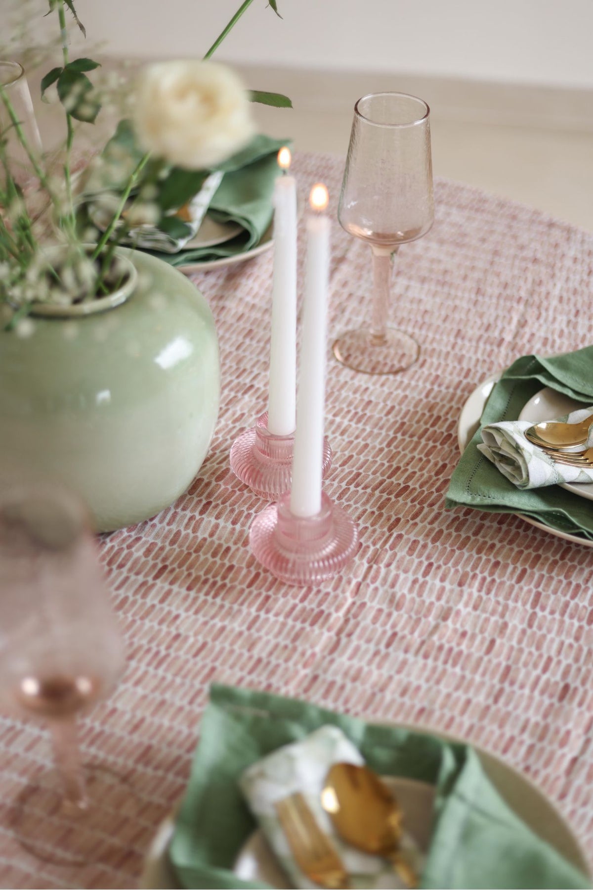 Speckle Spice Linen Table Cover
