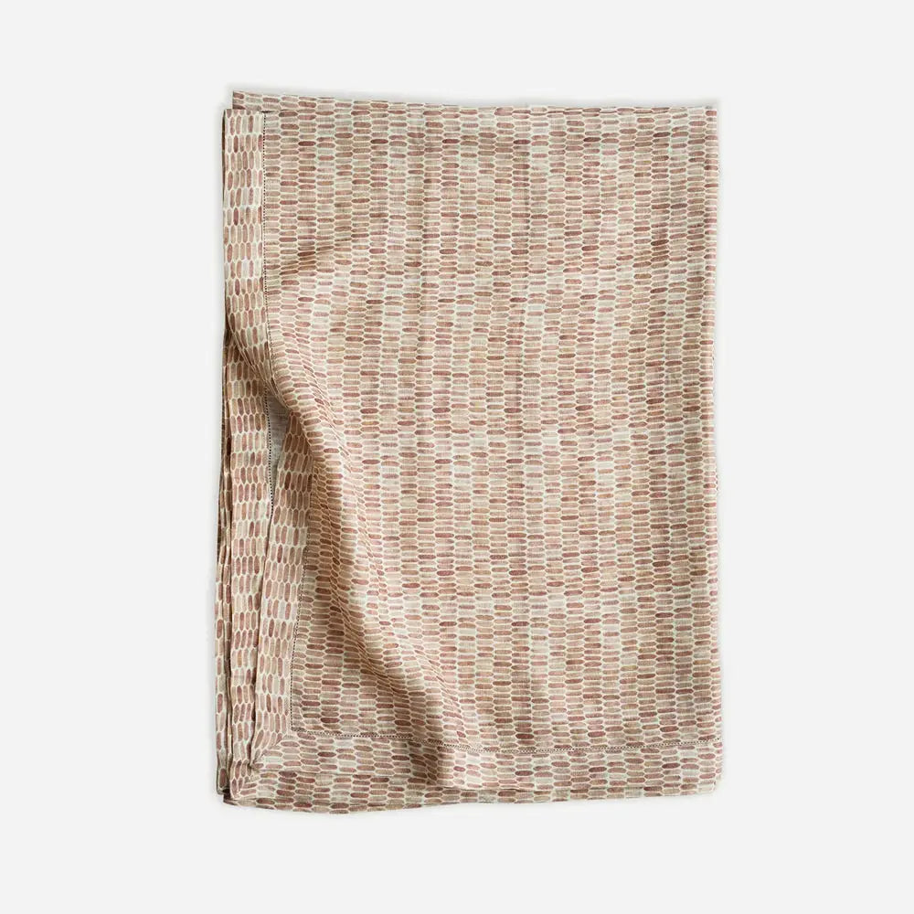 Speckle Spice Linen Table Cover SanctuaryLiving