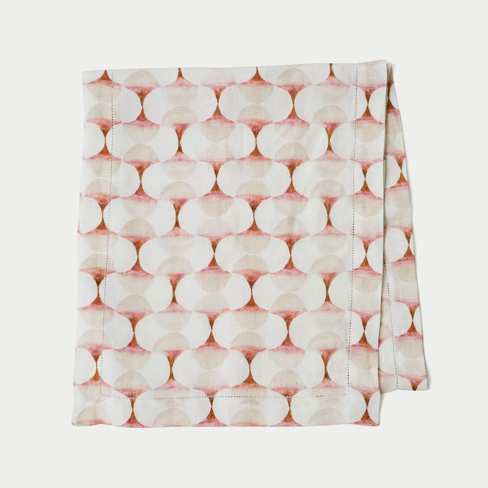 Cove Blush Linen Table Runner