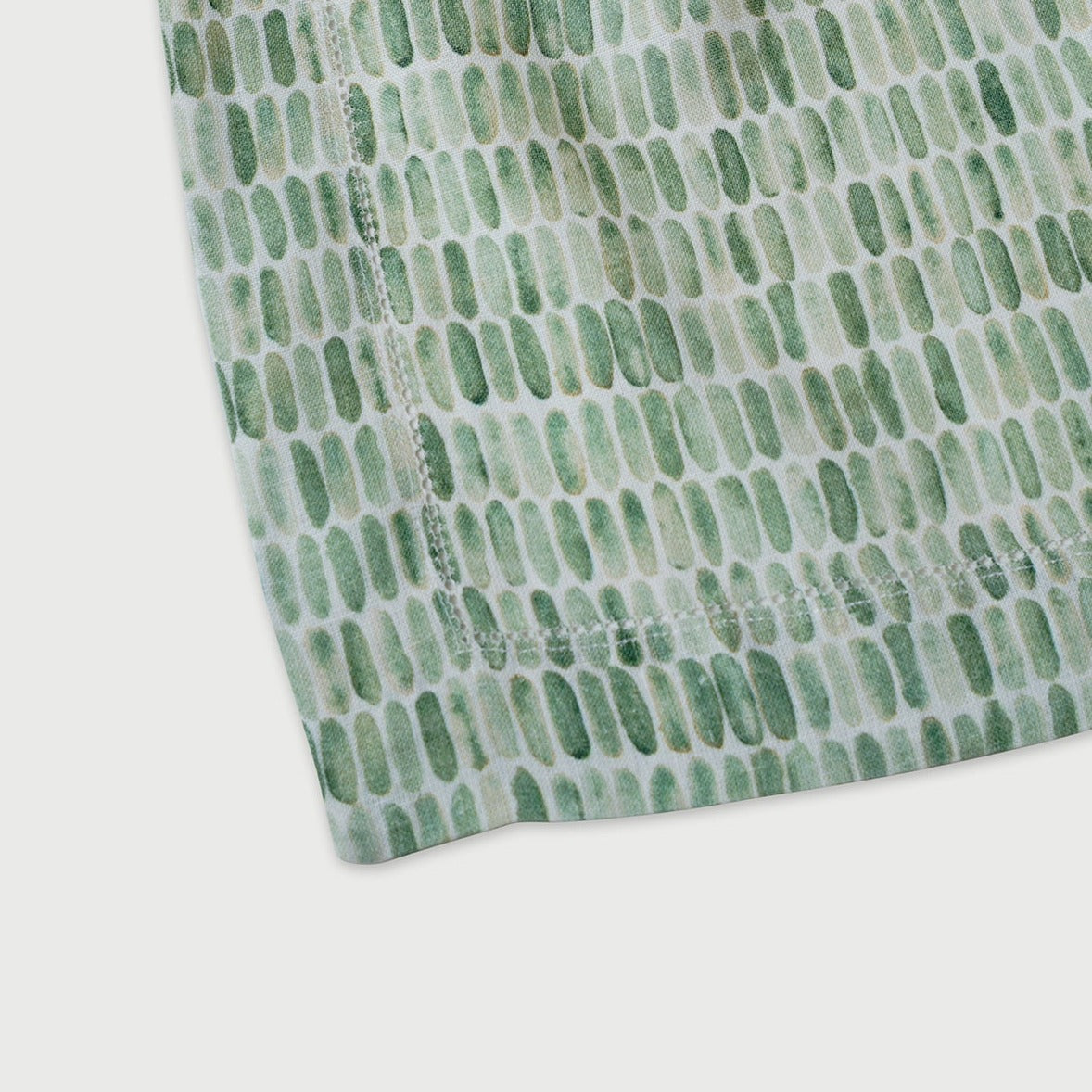 Speckle Green Linen Table Runner