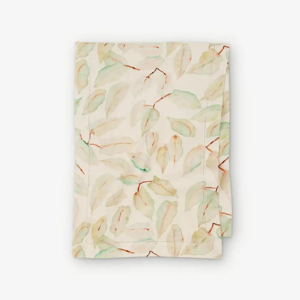Grove Ivory Linen Table Runner SanctuaryLiving