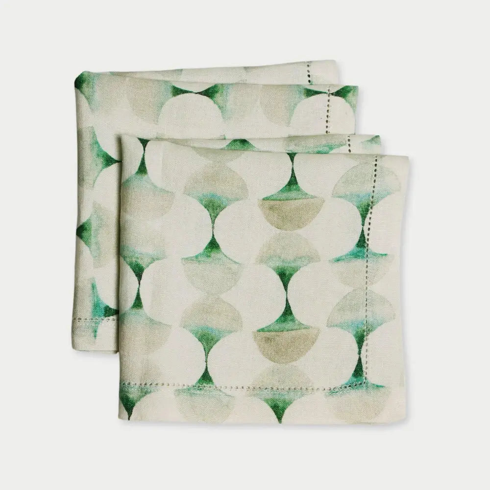 Cove Teal Linen Table Napkins-Set of 2 SanctuaryLiving