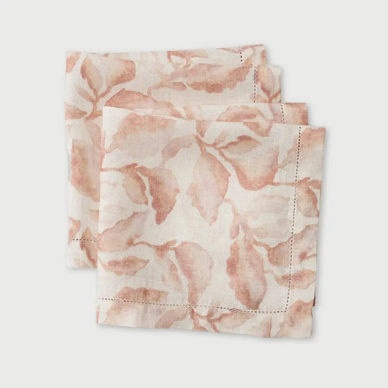 Linen Blush Table Runner and Napkins Gift Set SanctuaryLiving