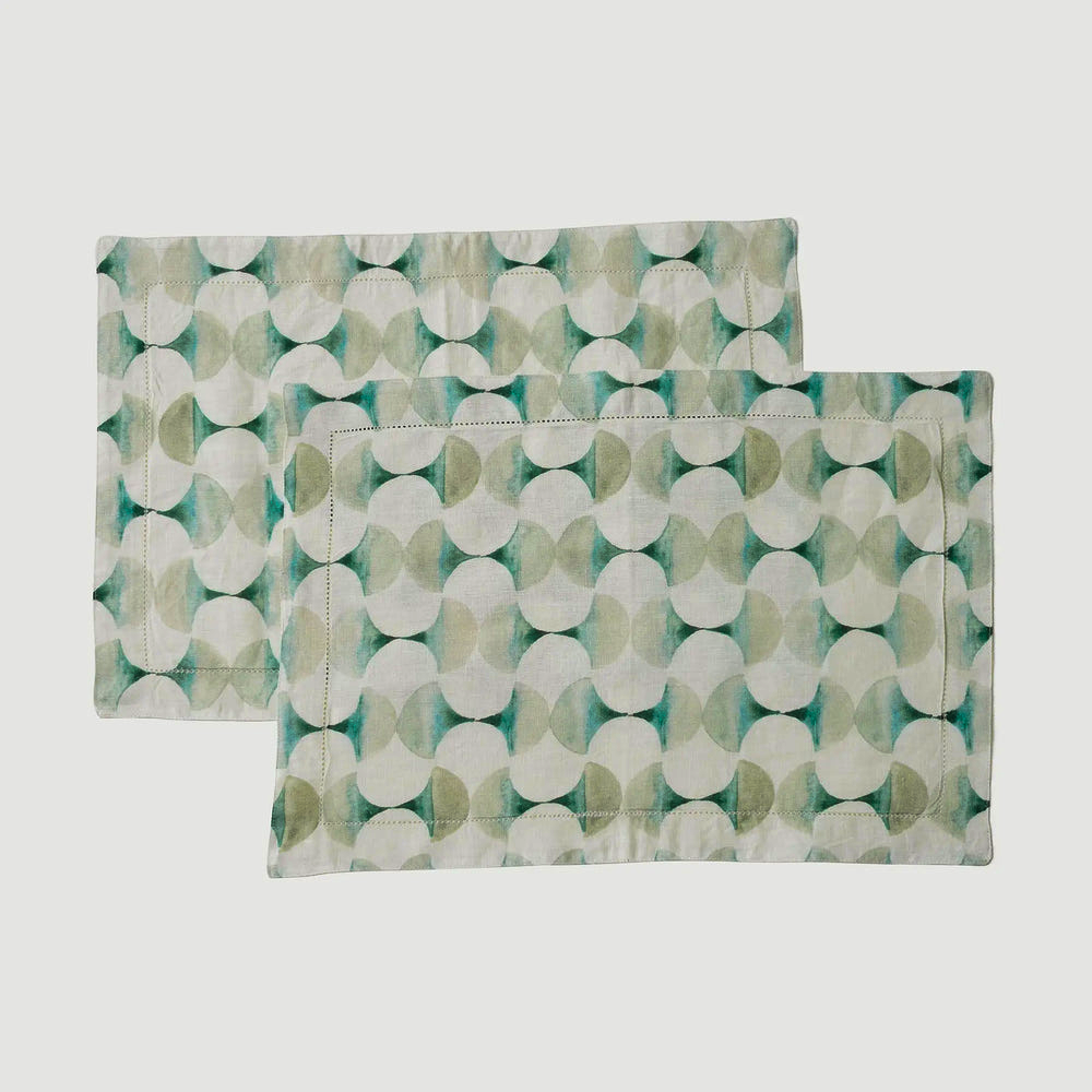 Cove Teal Table Mats-Set of 2
