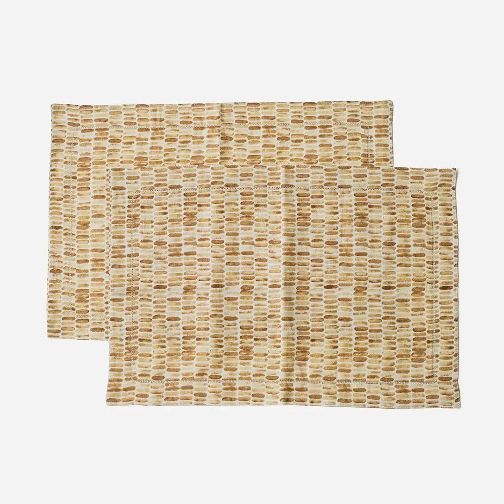 Speckle Brown Table Mats-Set of 2 SanctuaryLiving