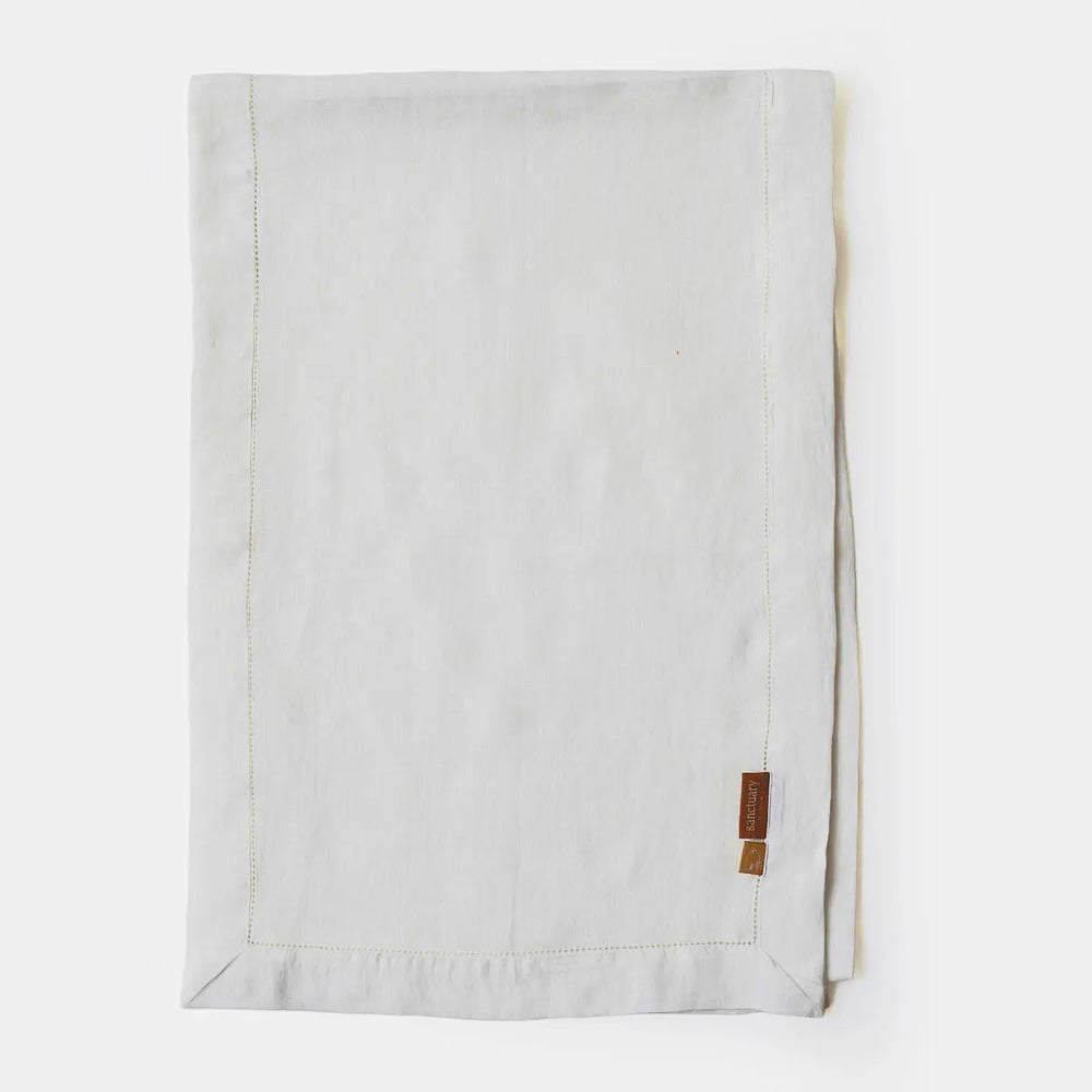 White Linen Table Runner