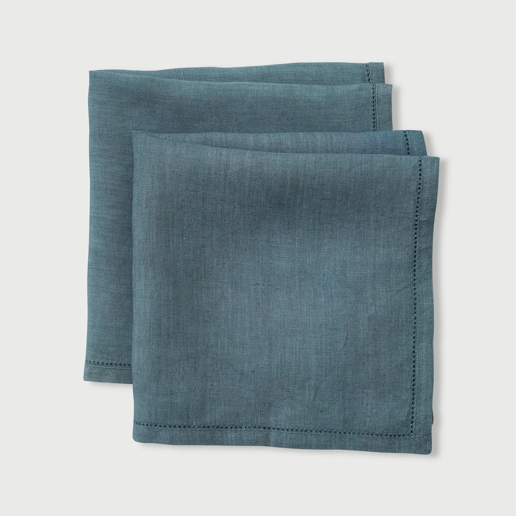 Azure Linen Table Napkins-Set of 2
