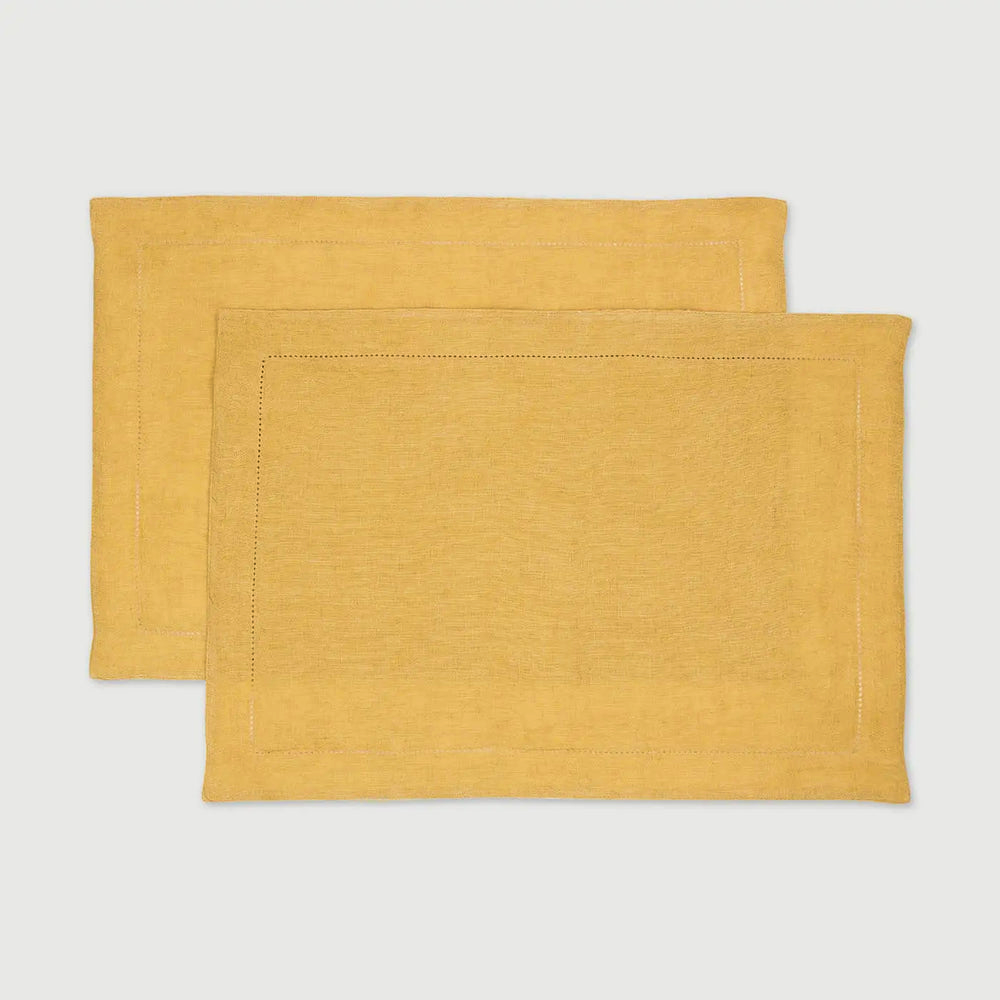 Sand Linen Table Mats-Set of 2