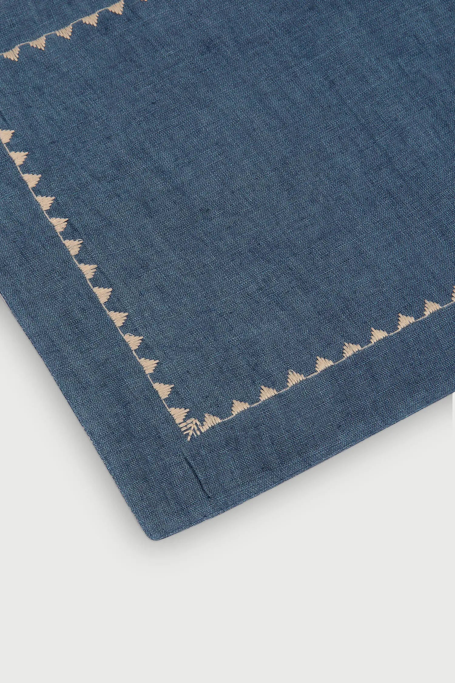 Mirage Azure Linen Table Mats-Set of 2 SanctuaryLiving