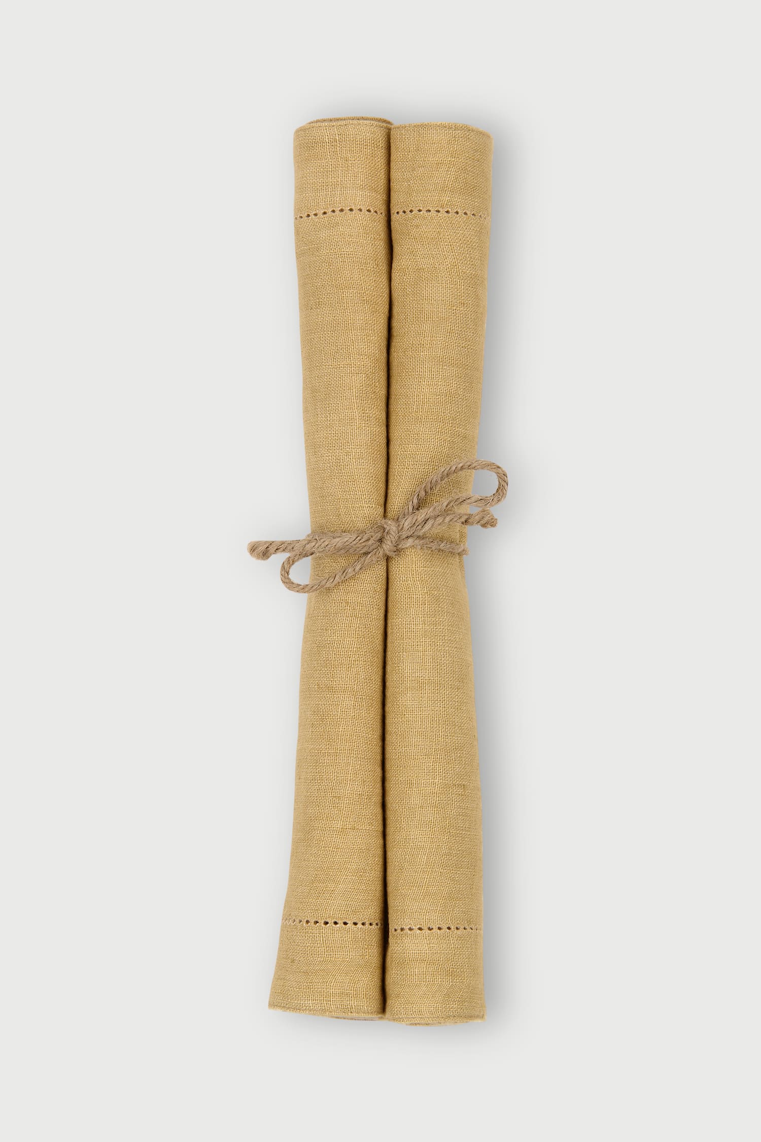 Ochre Linen Table Mats-Set of 2