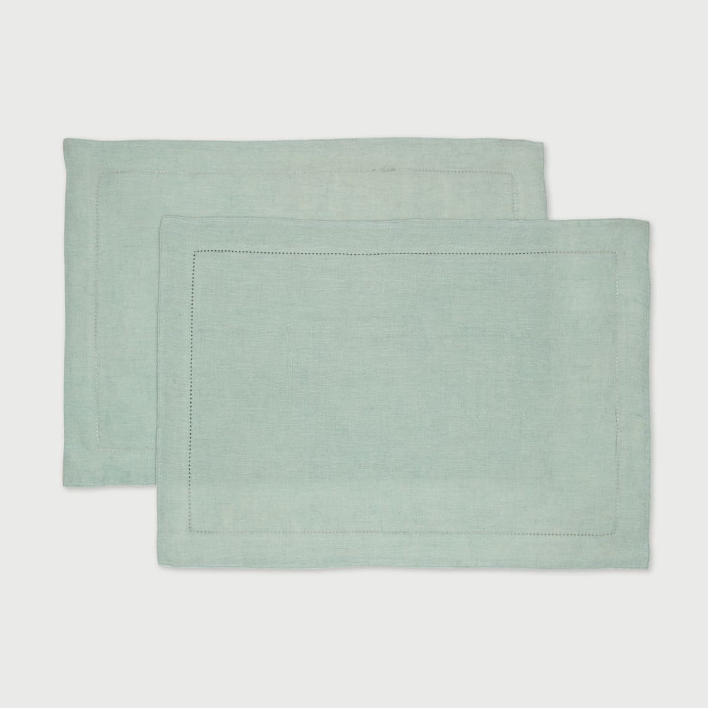Powder Blue Linen Table Mats-Set of 2