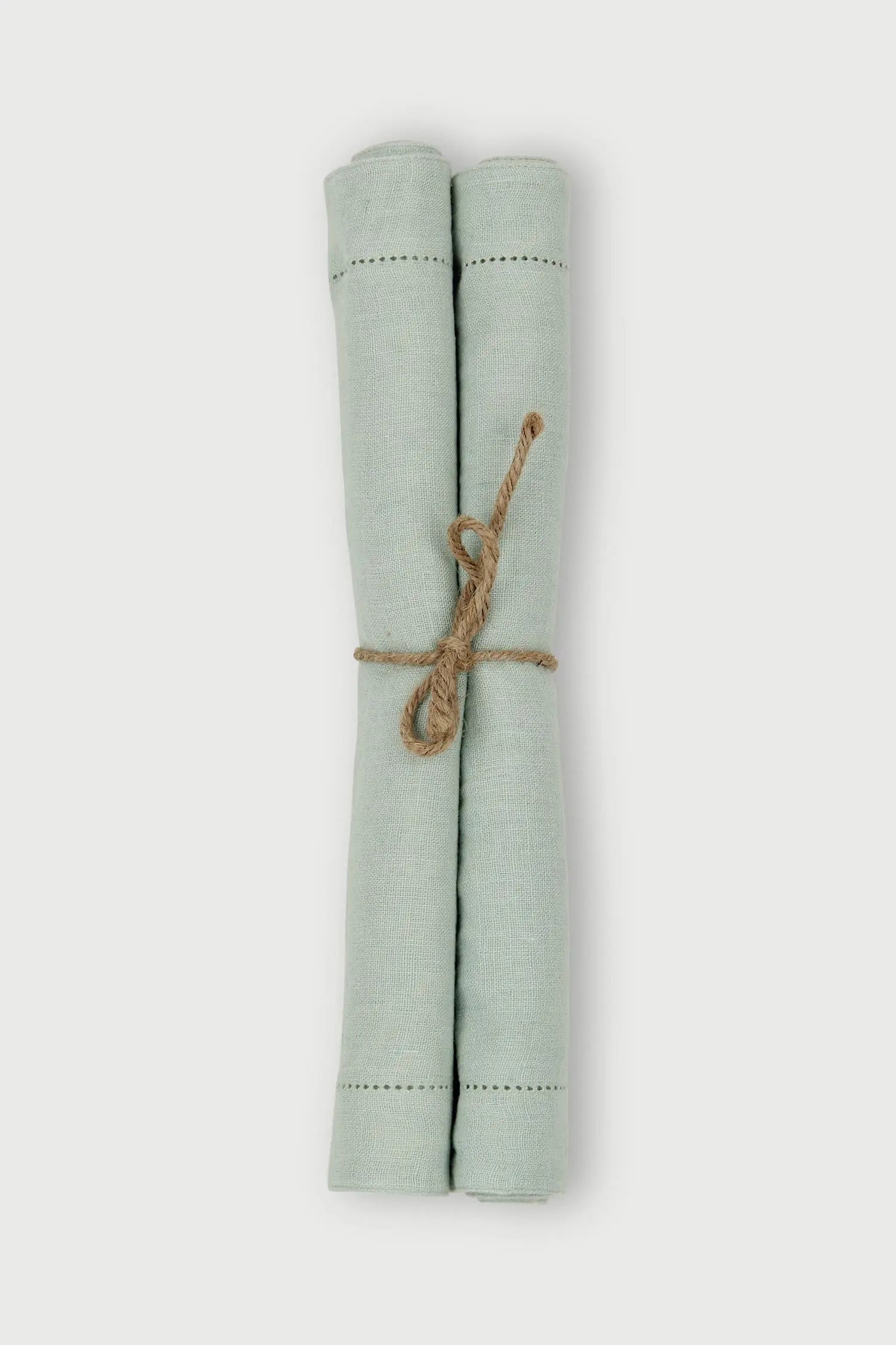 Powder Blue Linen Table Mats-Set of 2 SanctuaryLiving