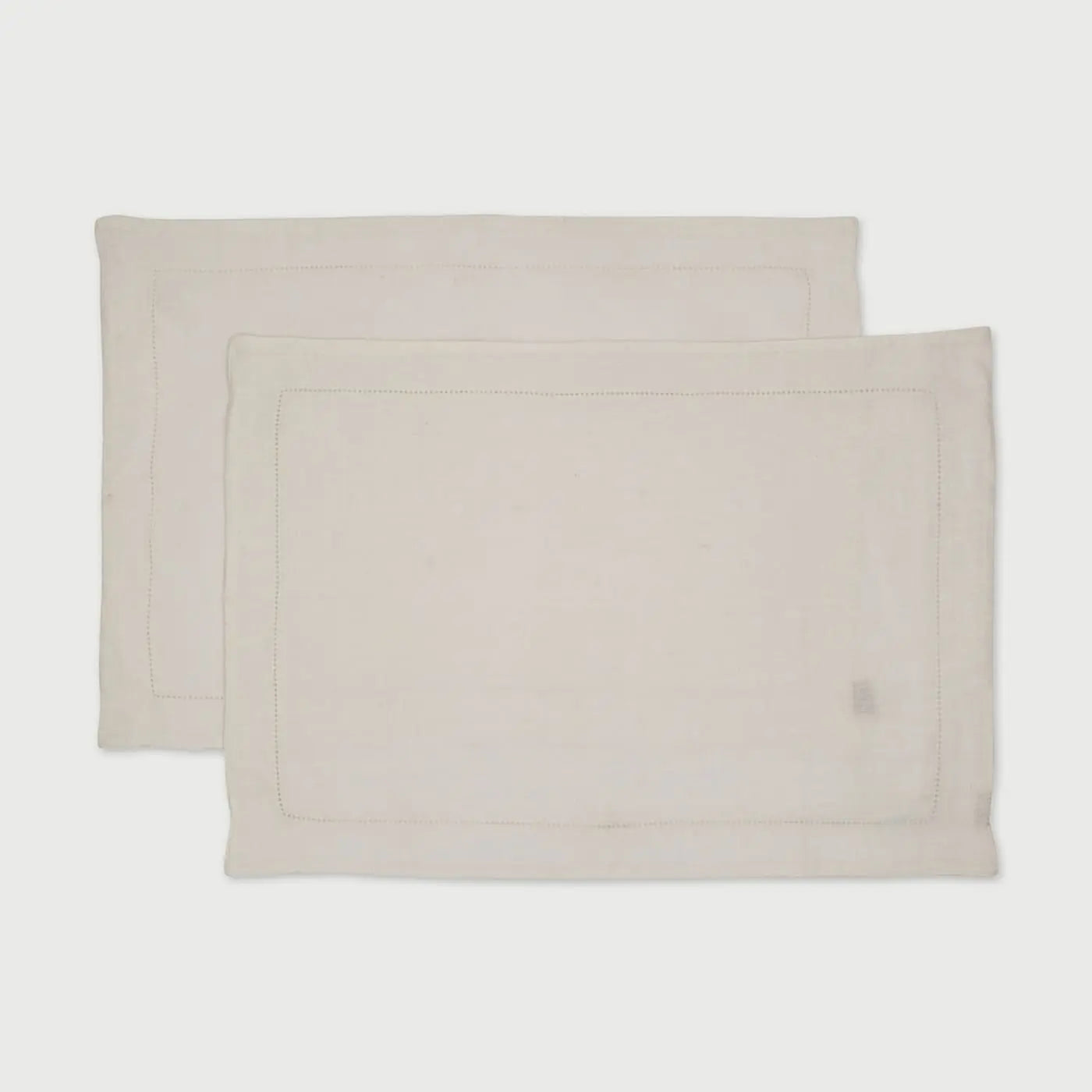 White Linen Table Mats-Set of 2 SanctuaryLiving