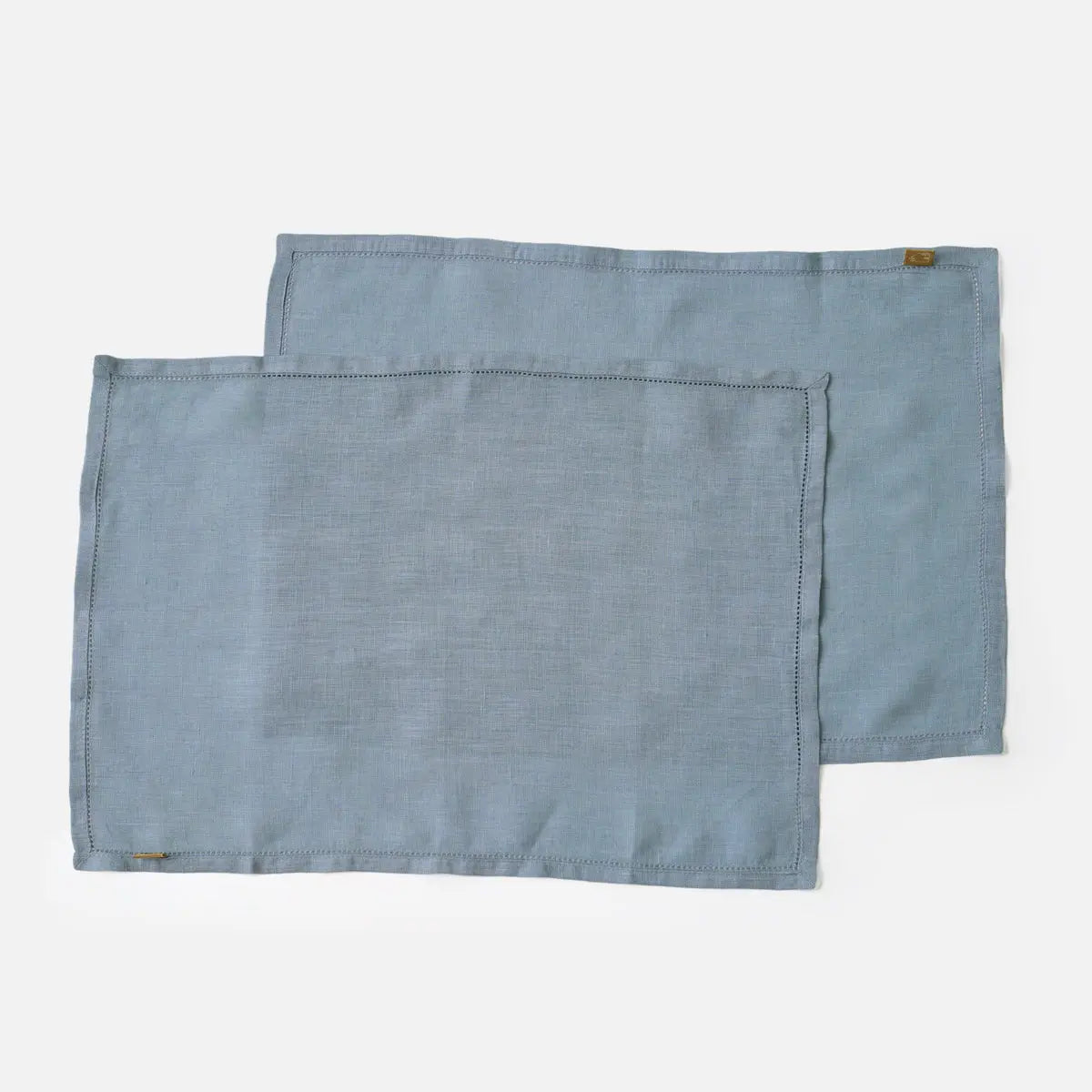 Baby Blue Linen Table Mats-Set of 2 SanctuaryLiving