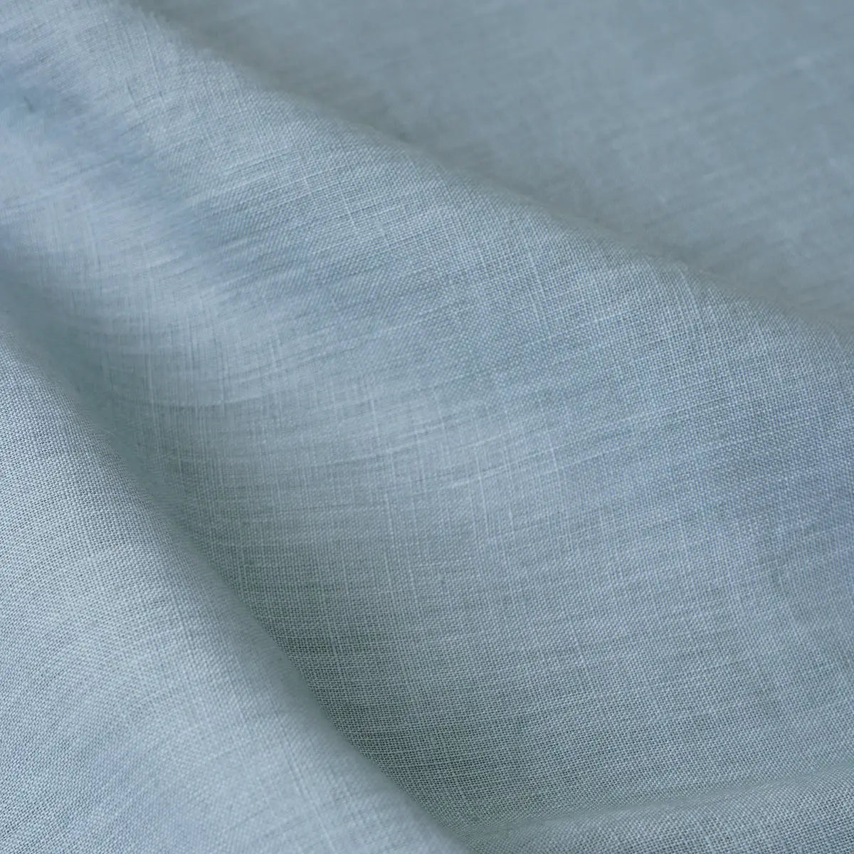 Baby Blue Linen Table Cover SanctuaryLiving