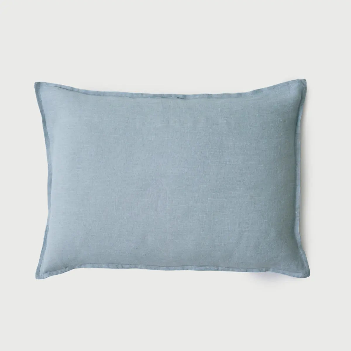 Baby Blue Linen Pillow Cover SanctuaryLiving