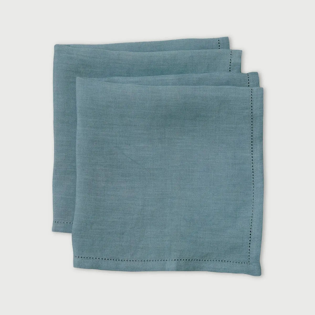 Baby Blue Linen Table Napkins-Set of 2 SanctuaryLiving