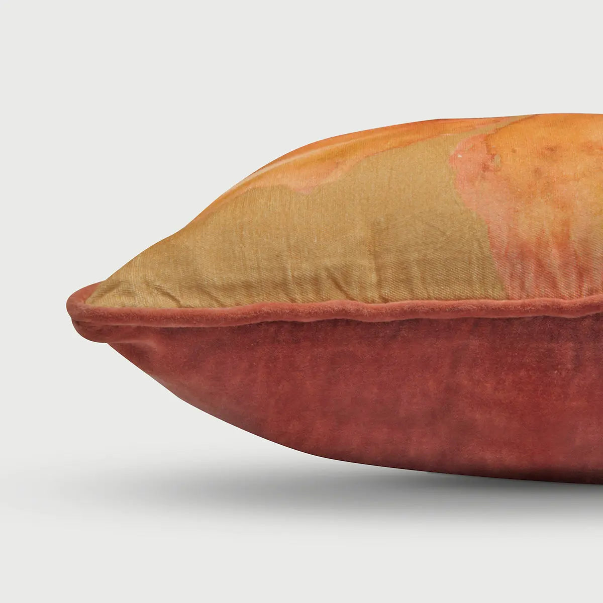 Bloom Ochre Velvet Cushion Cover SanctuaryLiving