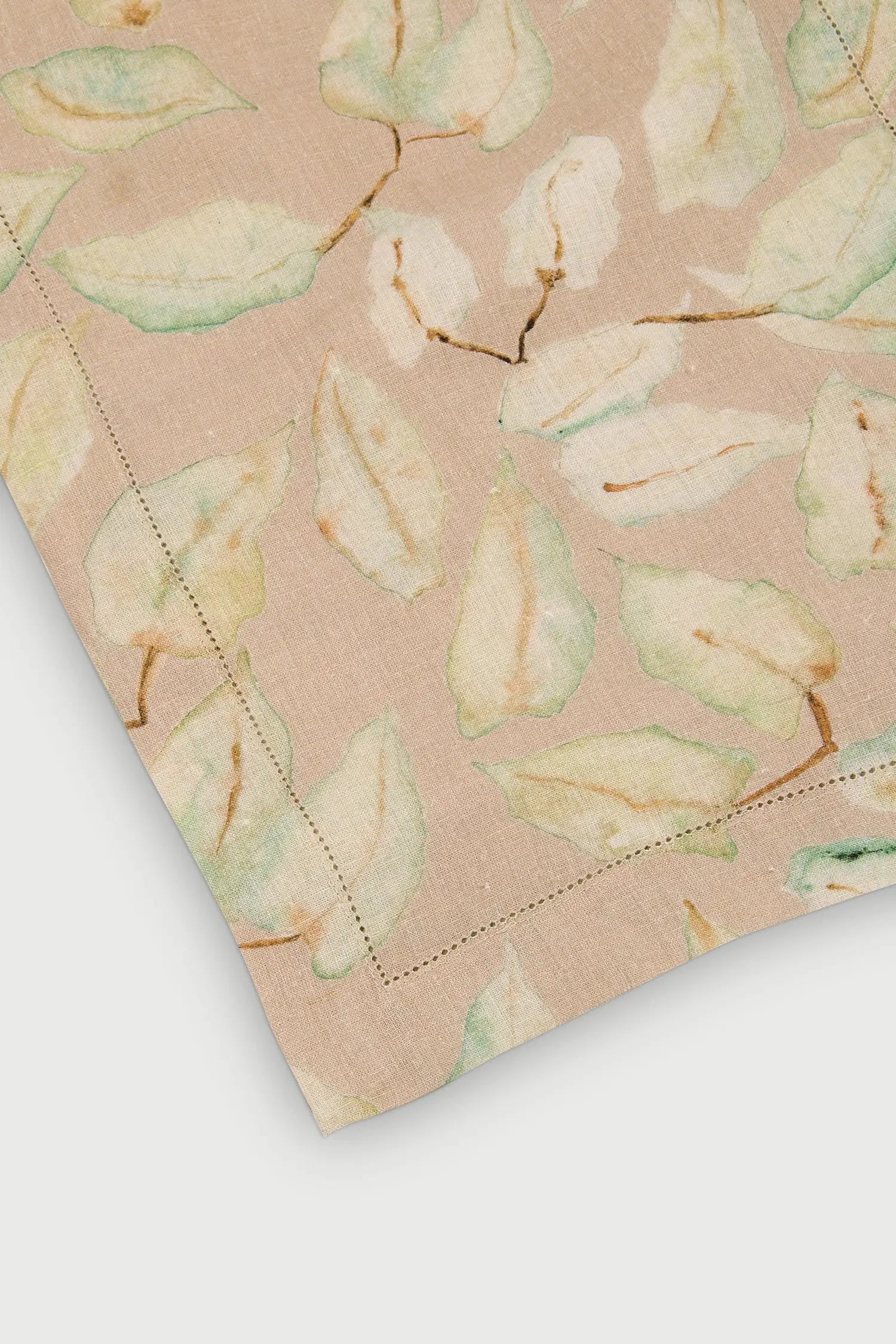 Grove Blush Linen Table Runner SanctuaryLiving