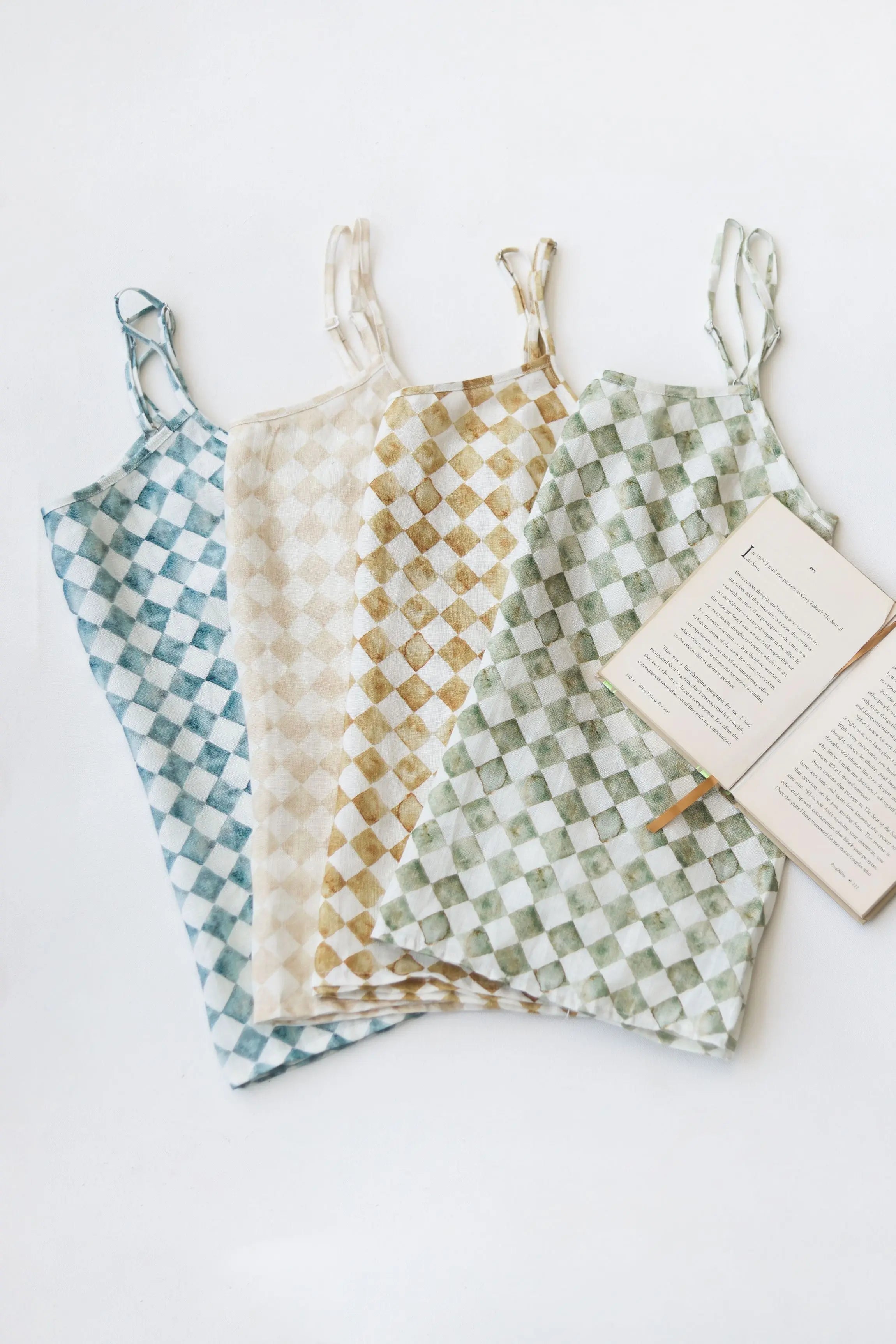 Ivy Check Blue Cami Top SanctuaryLiving