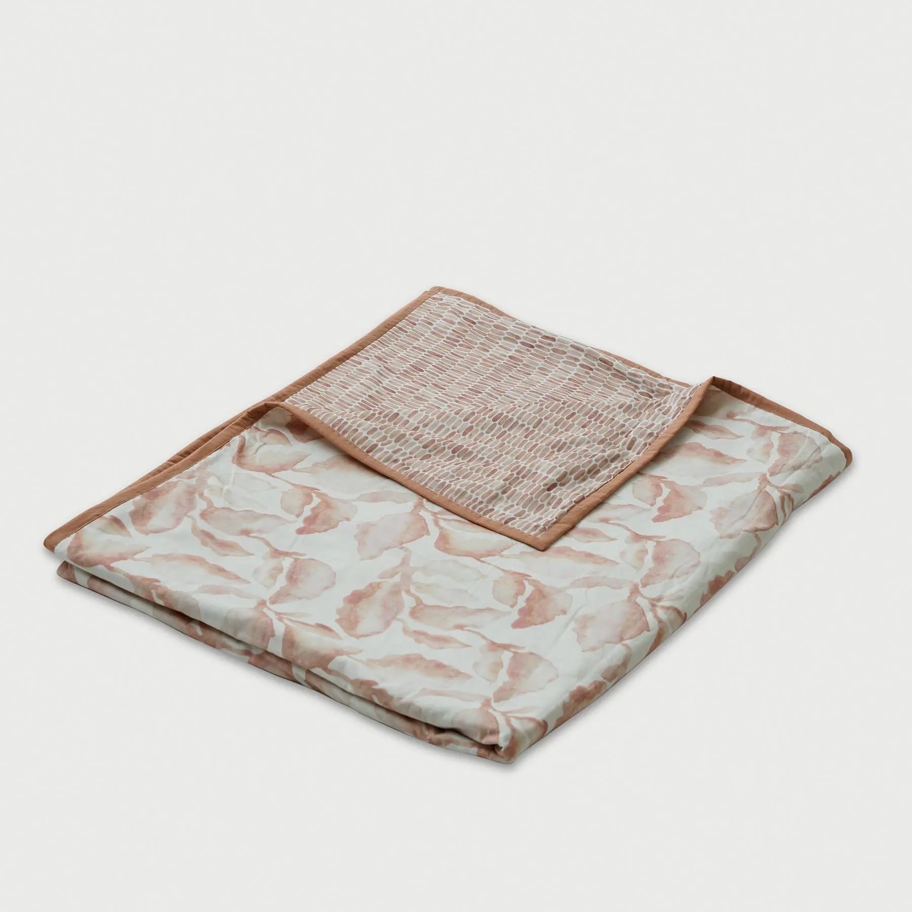 Cascade Speckle Blush Cotton Dohar SanctuaryLiving