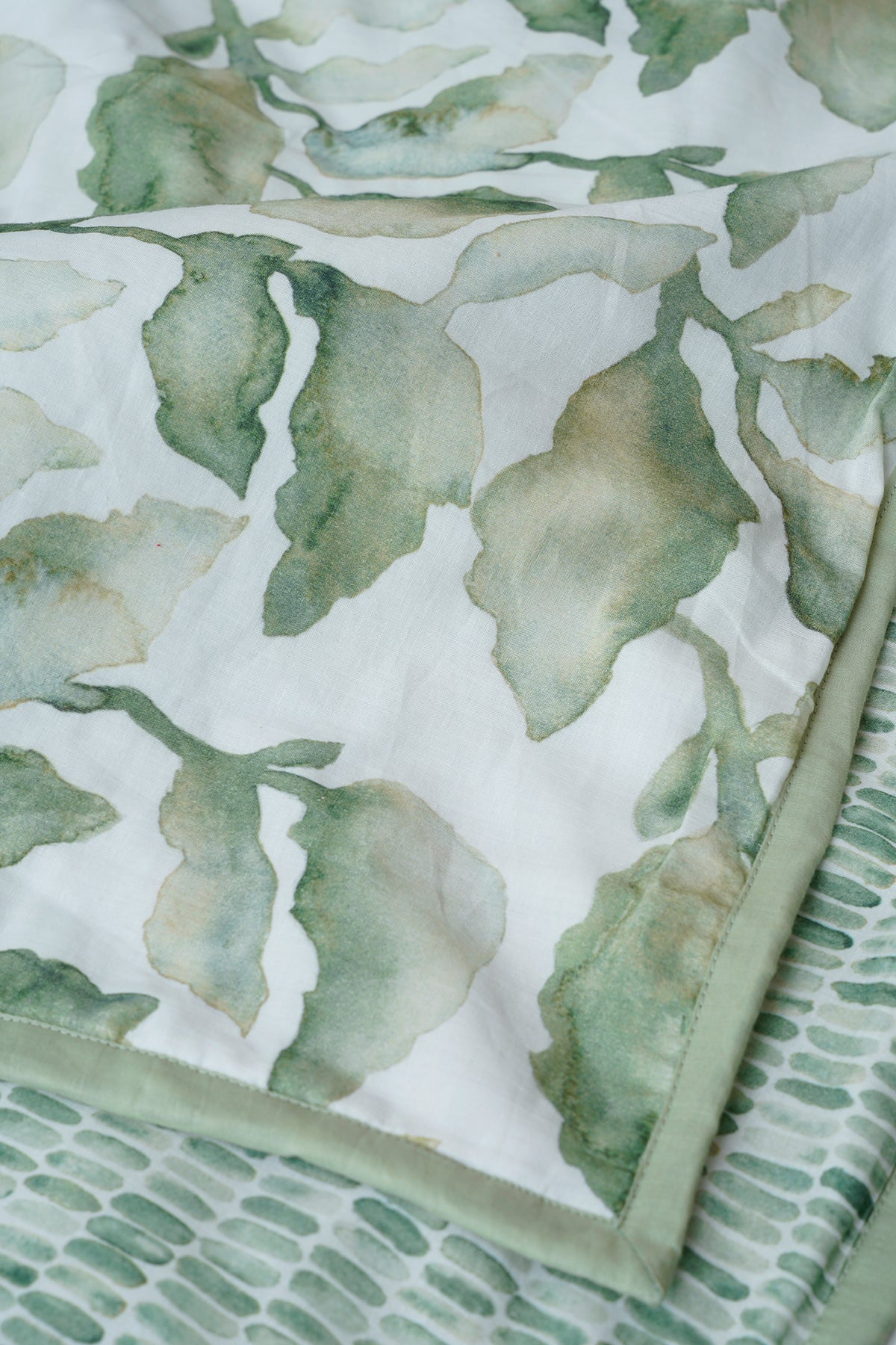Cascade Speckle Green Cotton Dohar