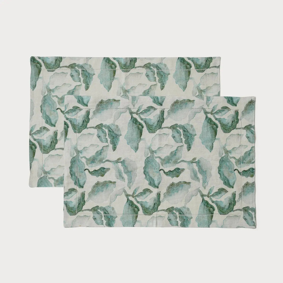 Cascade Teal Table Mats-Set of 2 SanctuaryLiving