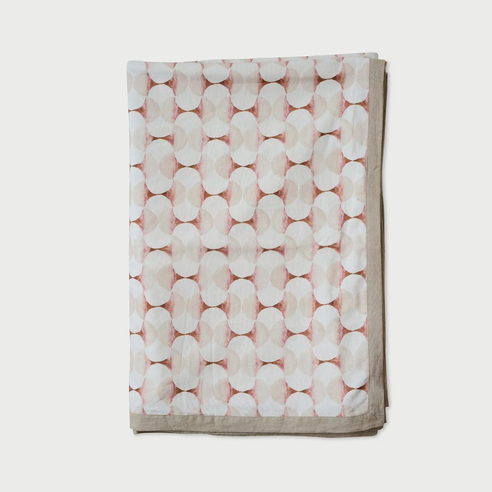 Cove Blush Linen Bedspread SanctuaryLiving