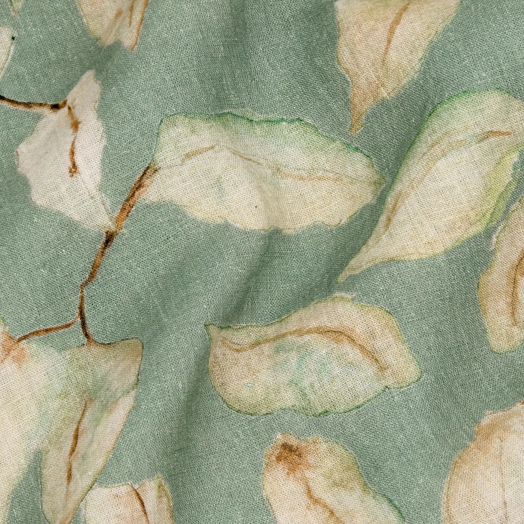 Grove Duck Egg Linen Table Runner SanctuaryLiving