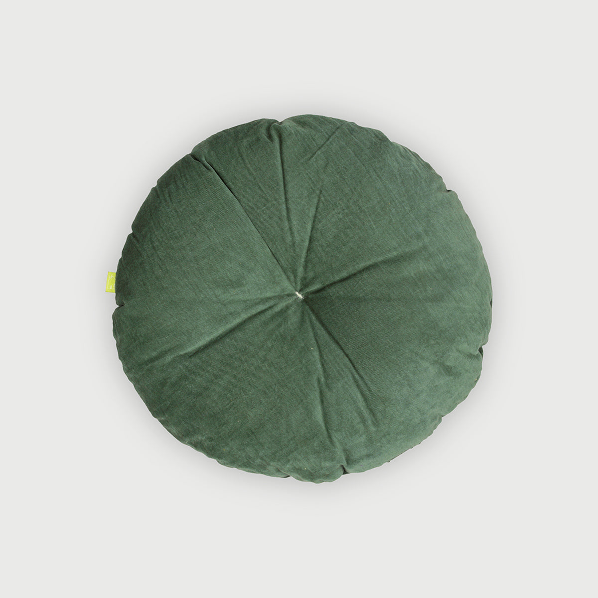 Cuddle Eucalyptus Velvet Round Cushion