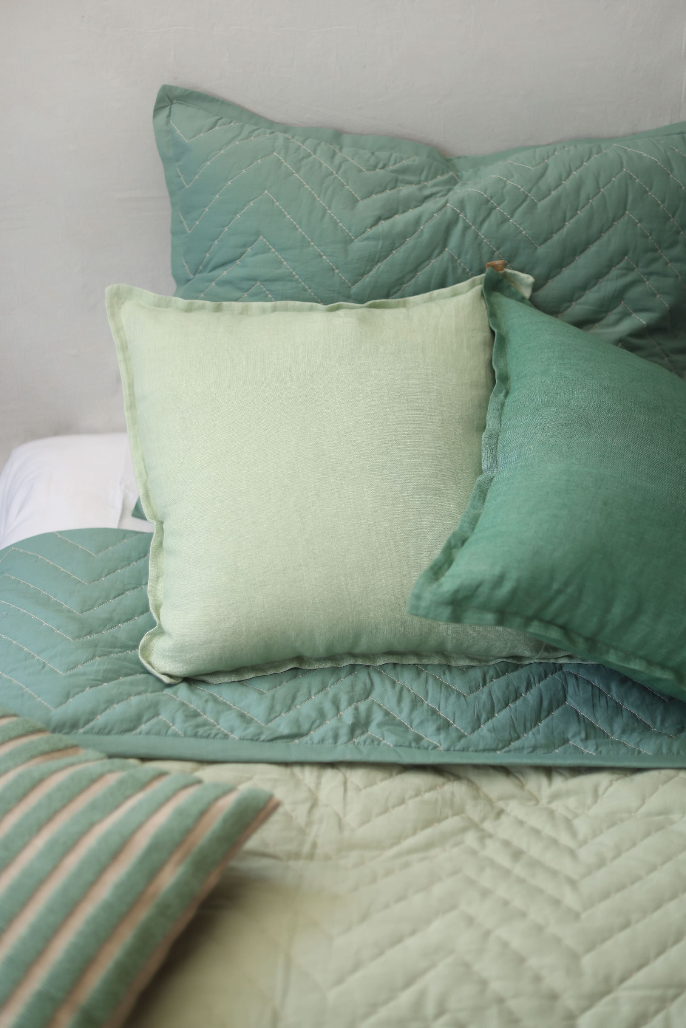 Eucalyptus Linen Cushion Cover