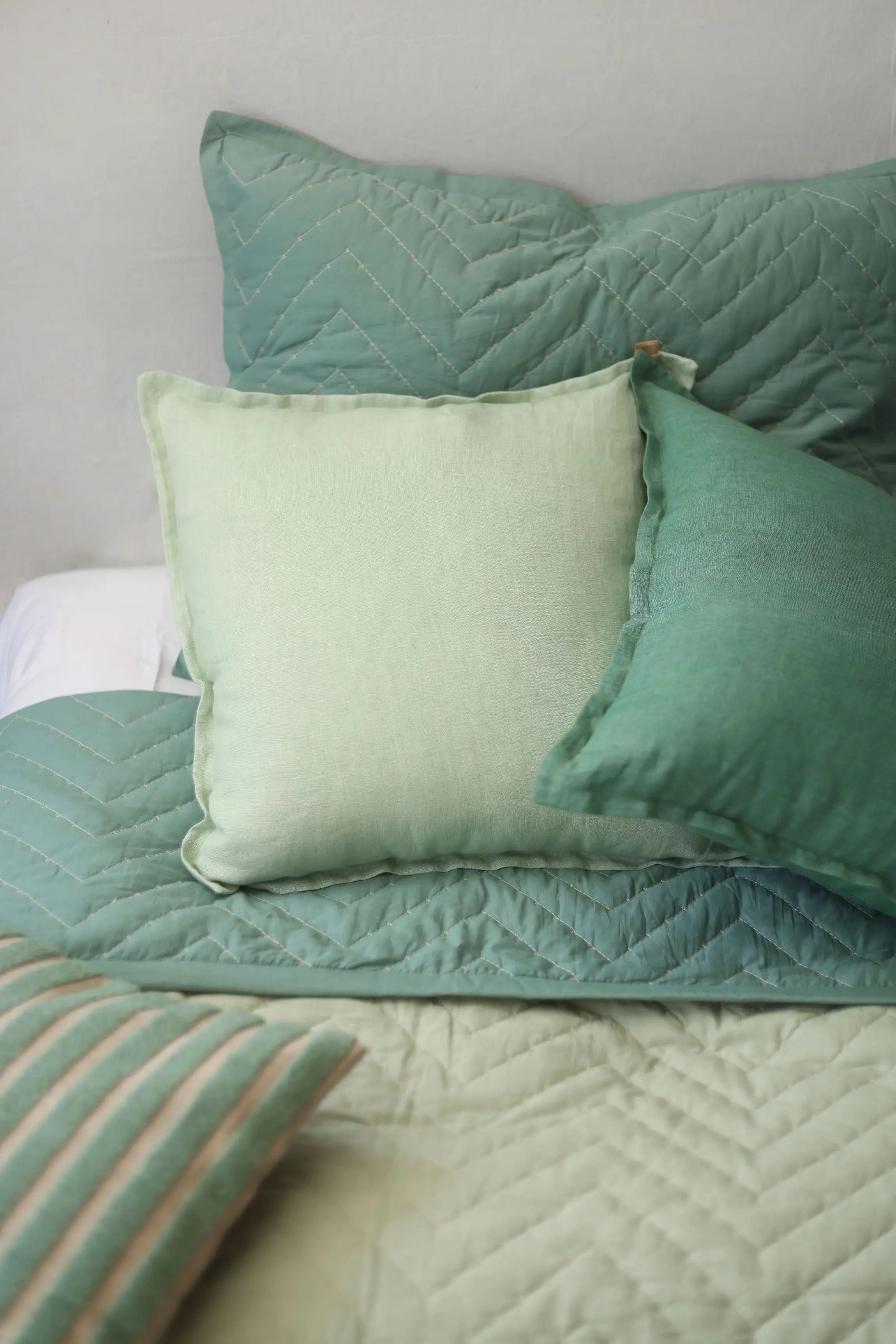 Eucalyptus Linen Cushion Cover SanctuaryLiving