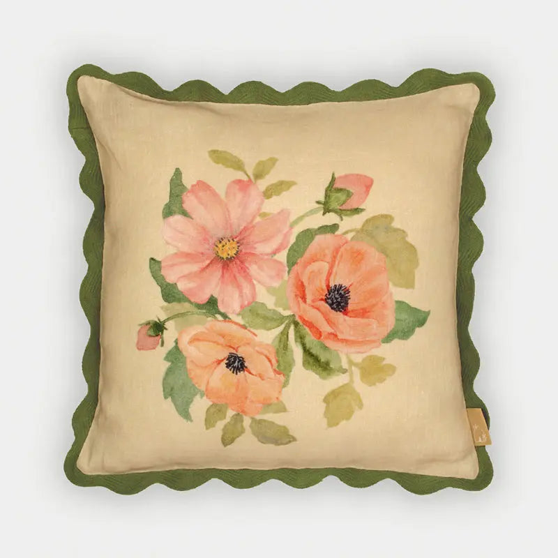 Annabella Amber Linen Cushion Cover SanctuaryLiving
