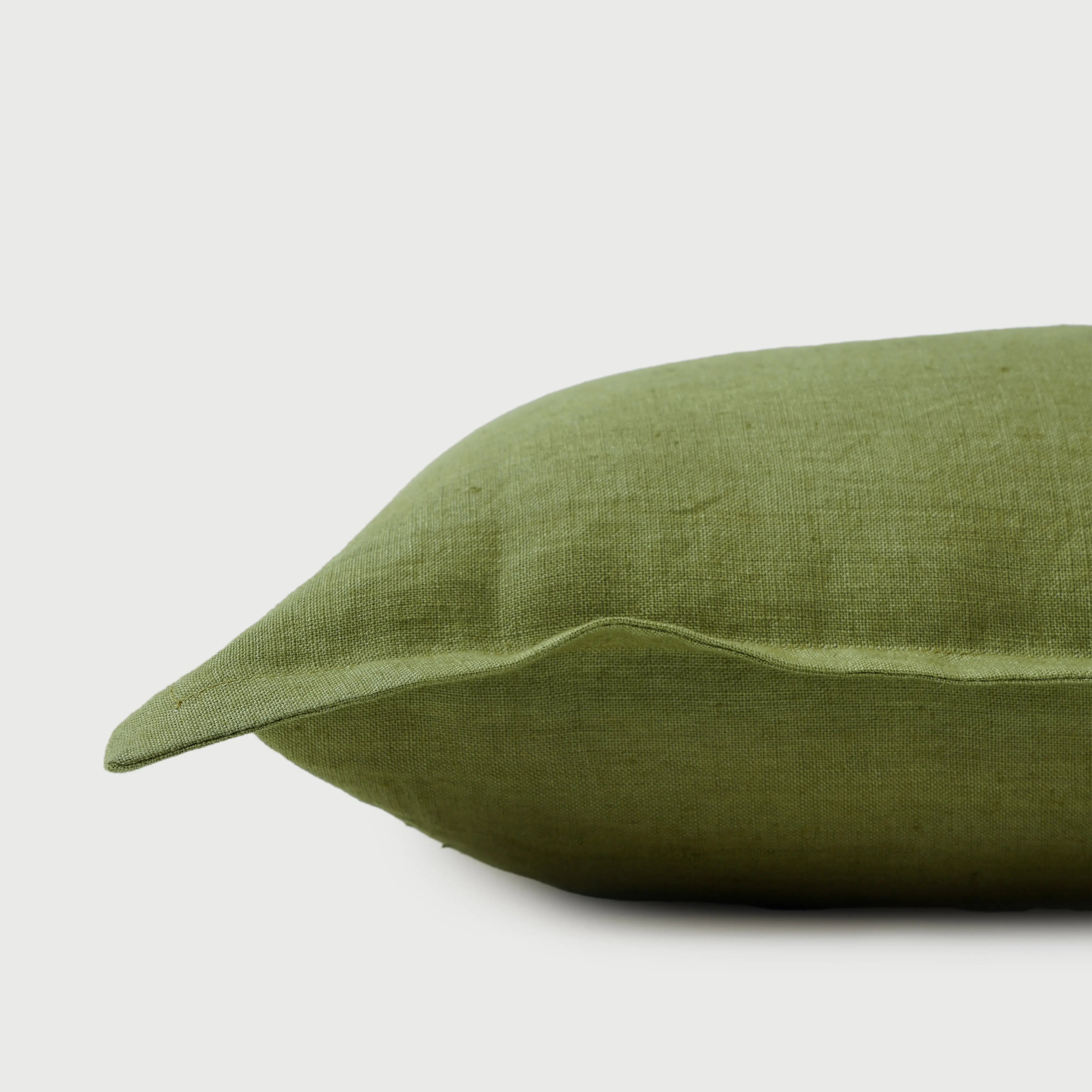 Olive Linen Euro Sham SanctuaryLiving