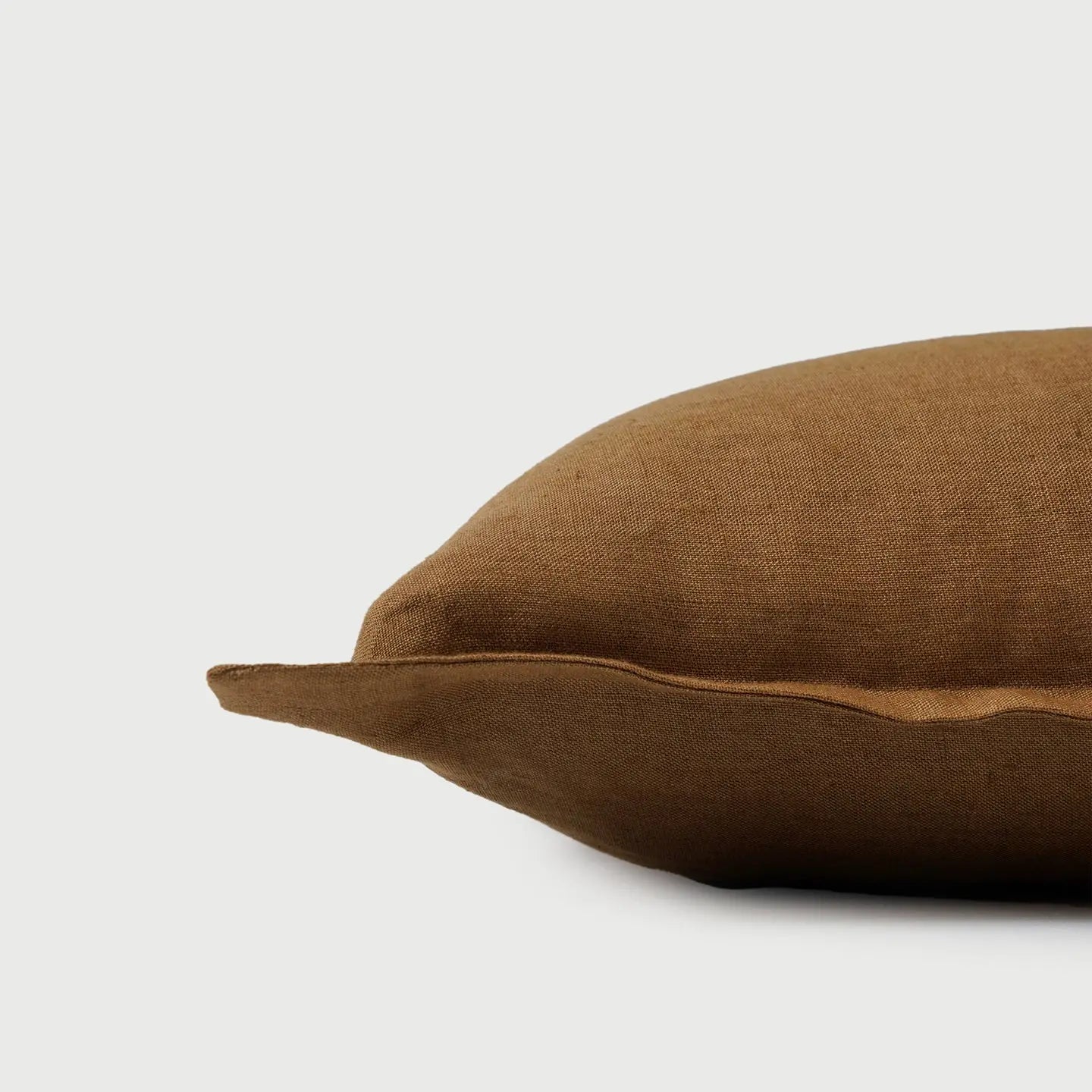 Tan Brown Linen Cushion Cover SanctuaryLiving