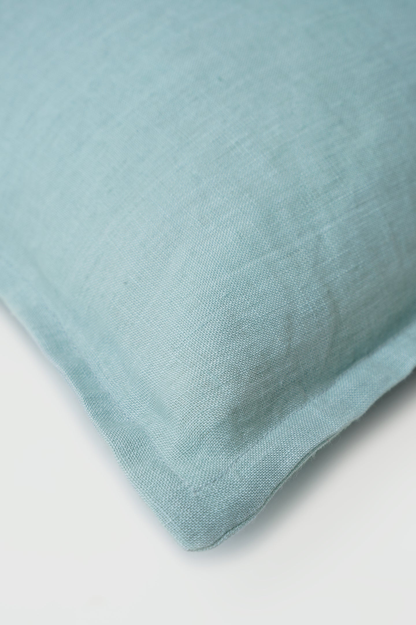 Powder Blue Linen Cushion Cover