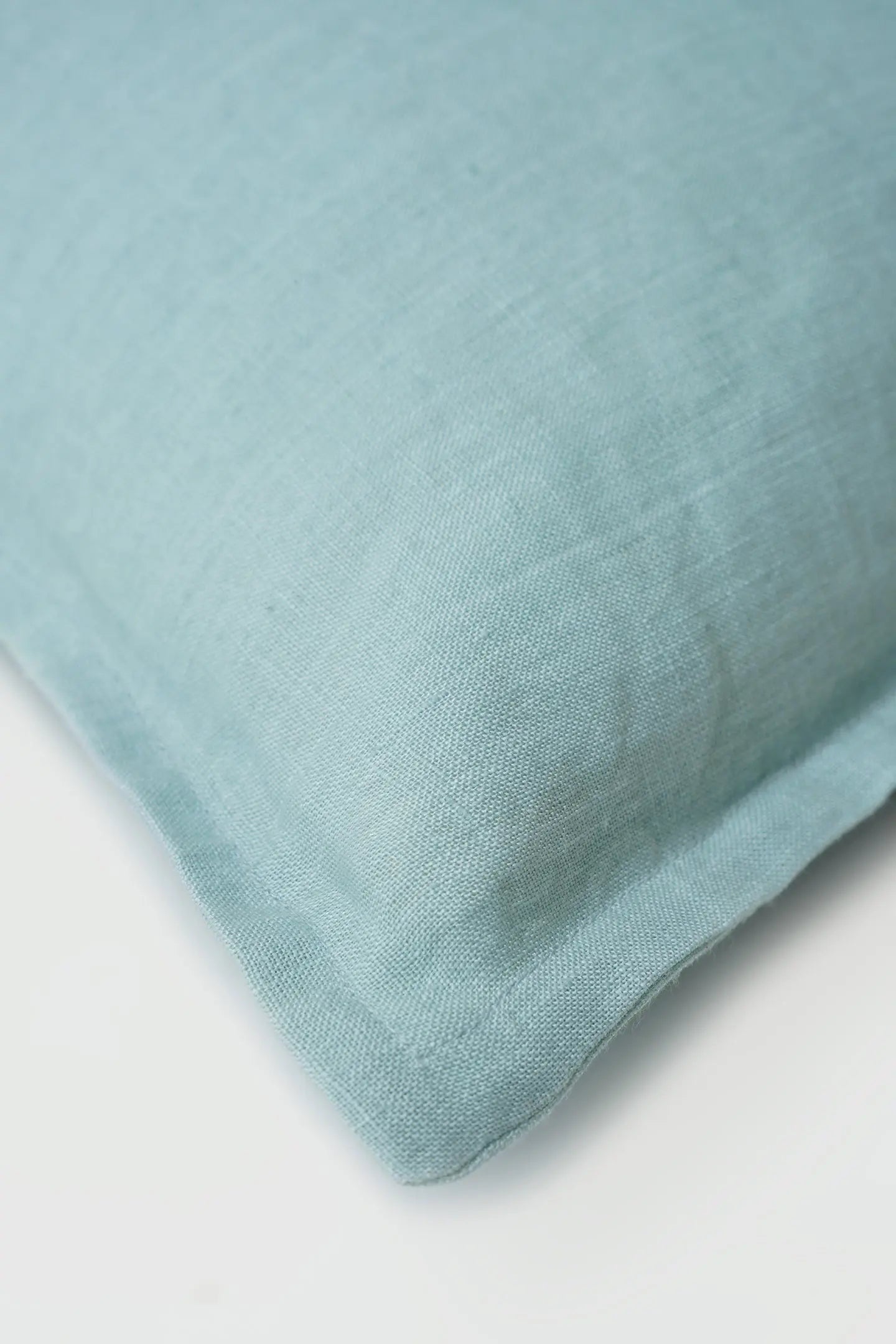 Powder Blue Linen Cushion Cover SanctuaryLiving