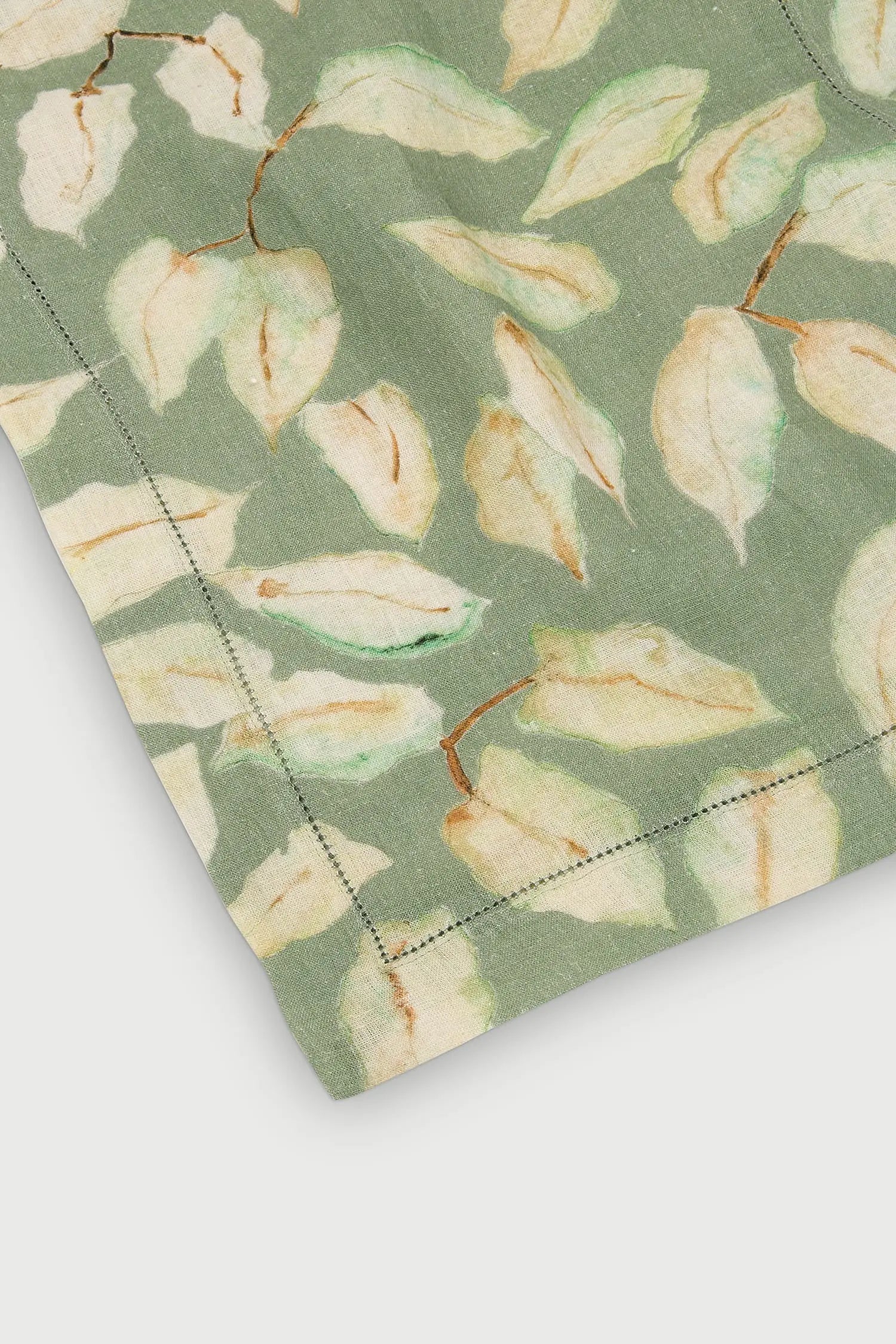 Grove Fern Linen Table Runner SanctuaryLiving