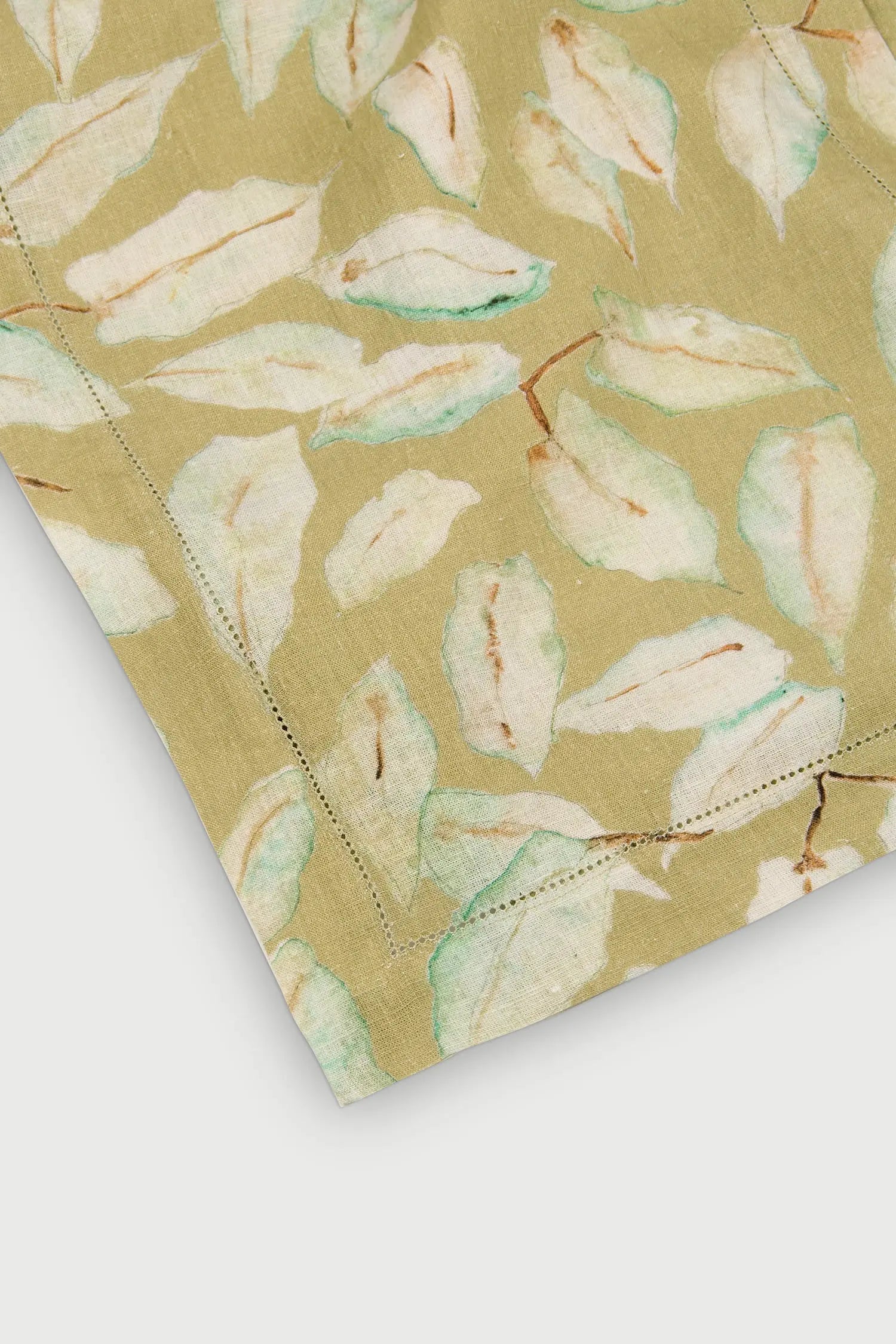 Grove Ochre Linen Table Runner SanctuaryLiving