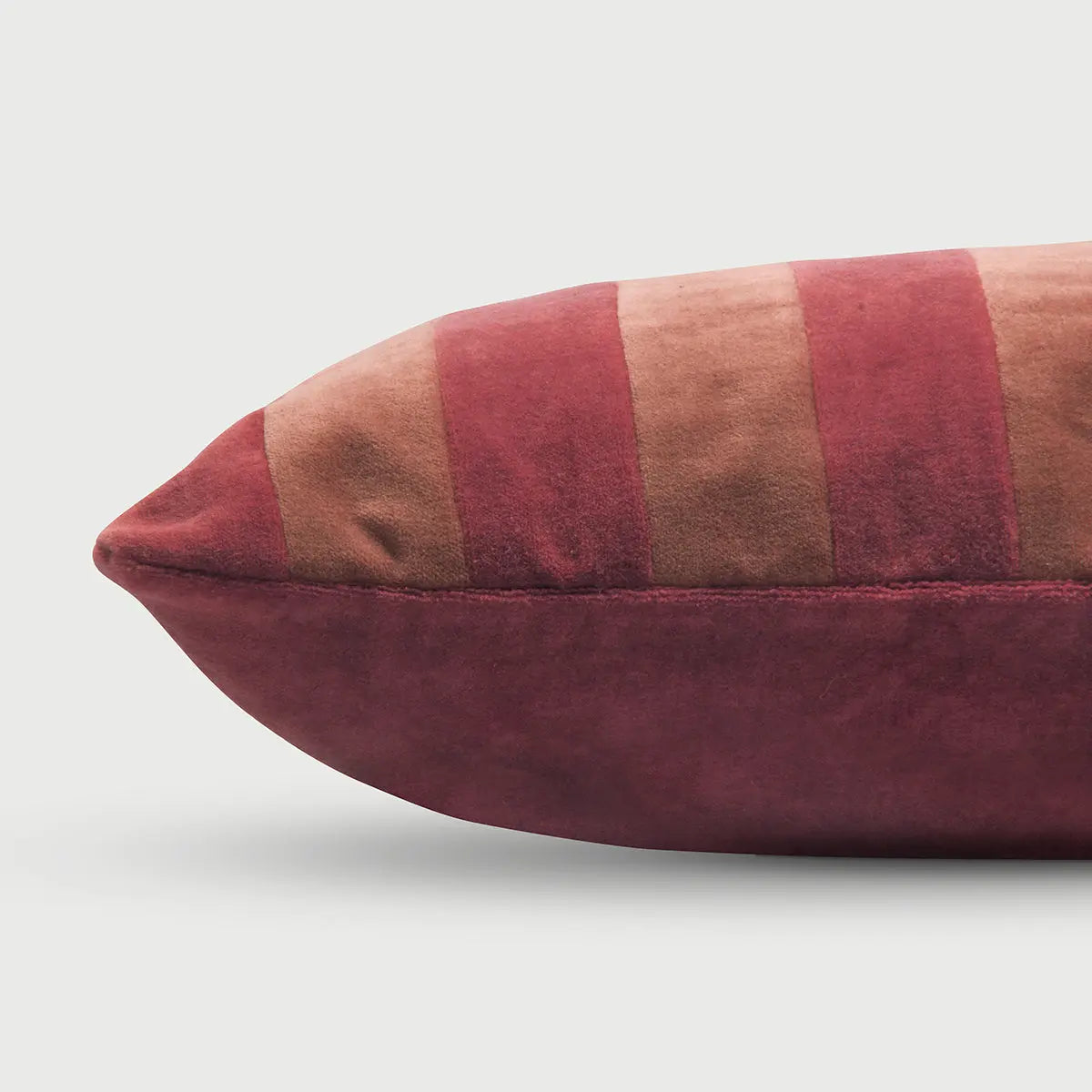 Holly Spice Velvet Stripe Cushion Cover SanctuaryLiving