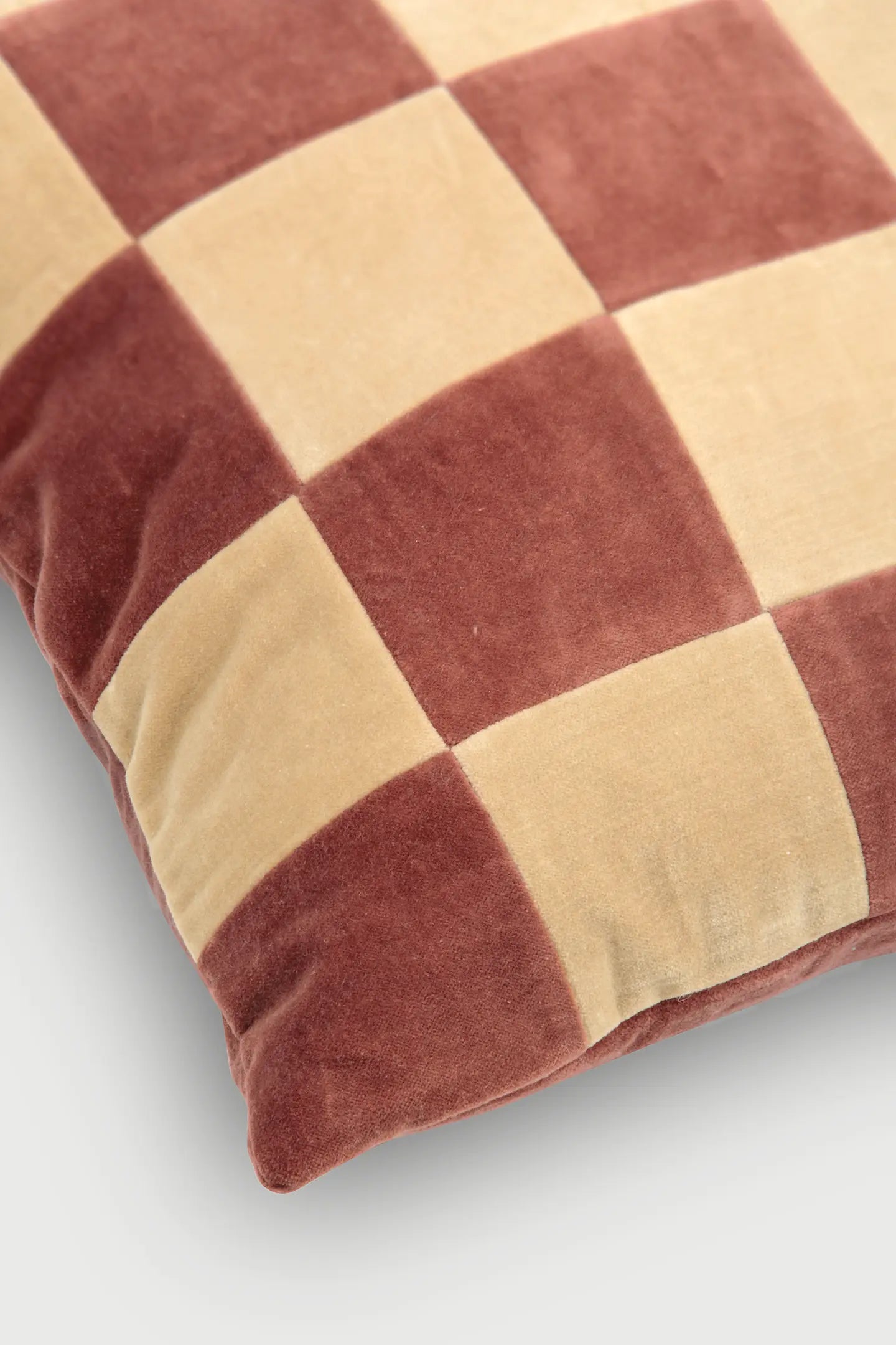 Fig Rhubarb Velvet Cushion Cover