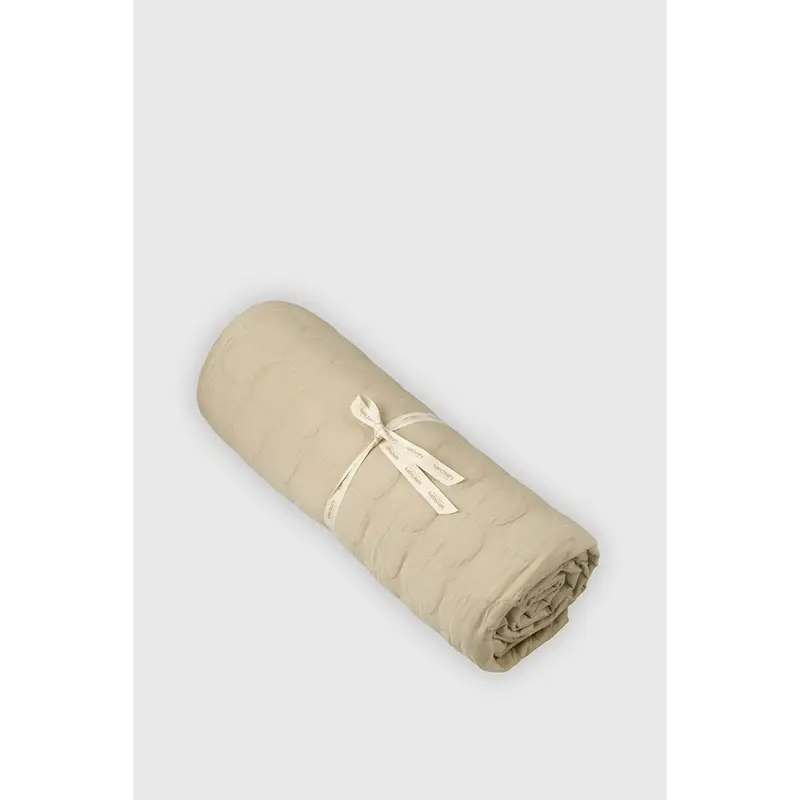 Zen Beige Cotton Quilted Bedding Set