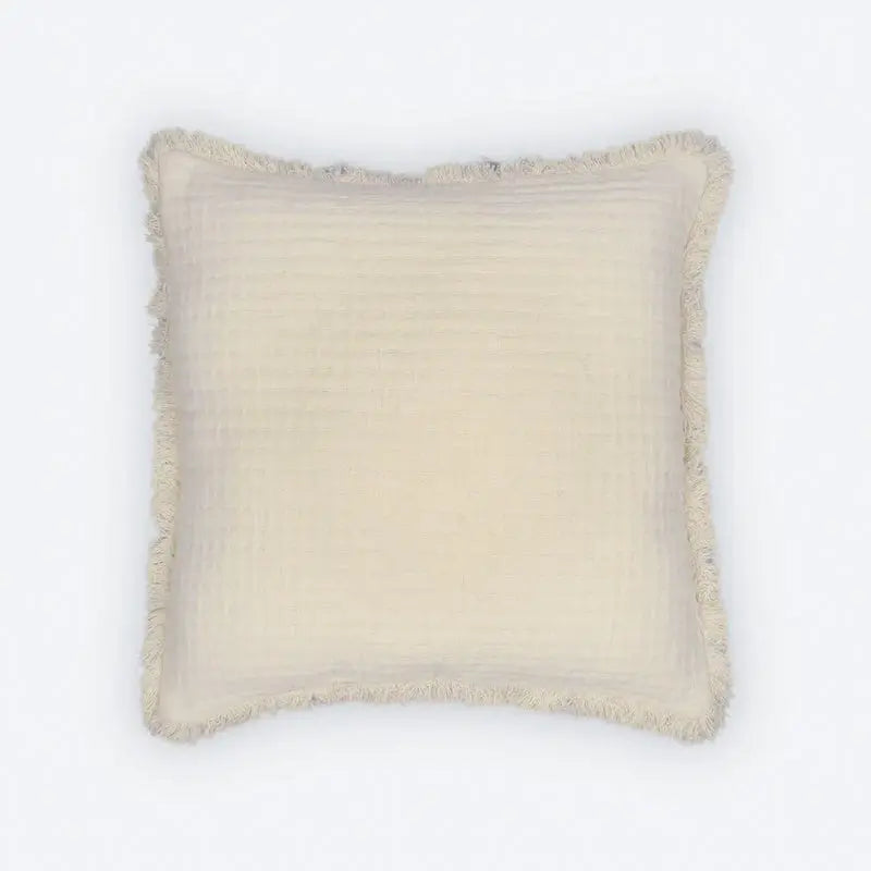 Trail Ivory Cotton Cushion Cover SanctuaryLiving