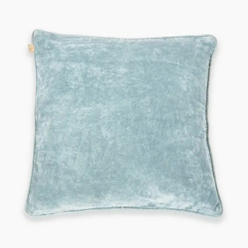 Soft Blue Velvet Cushion Cover SanctuaryLiving