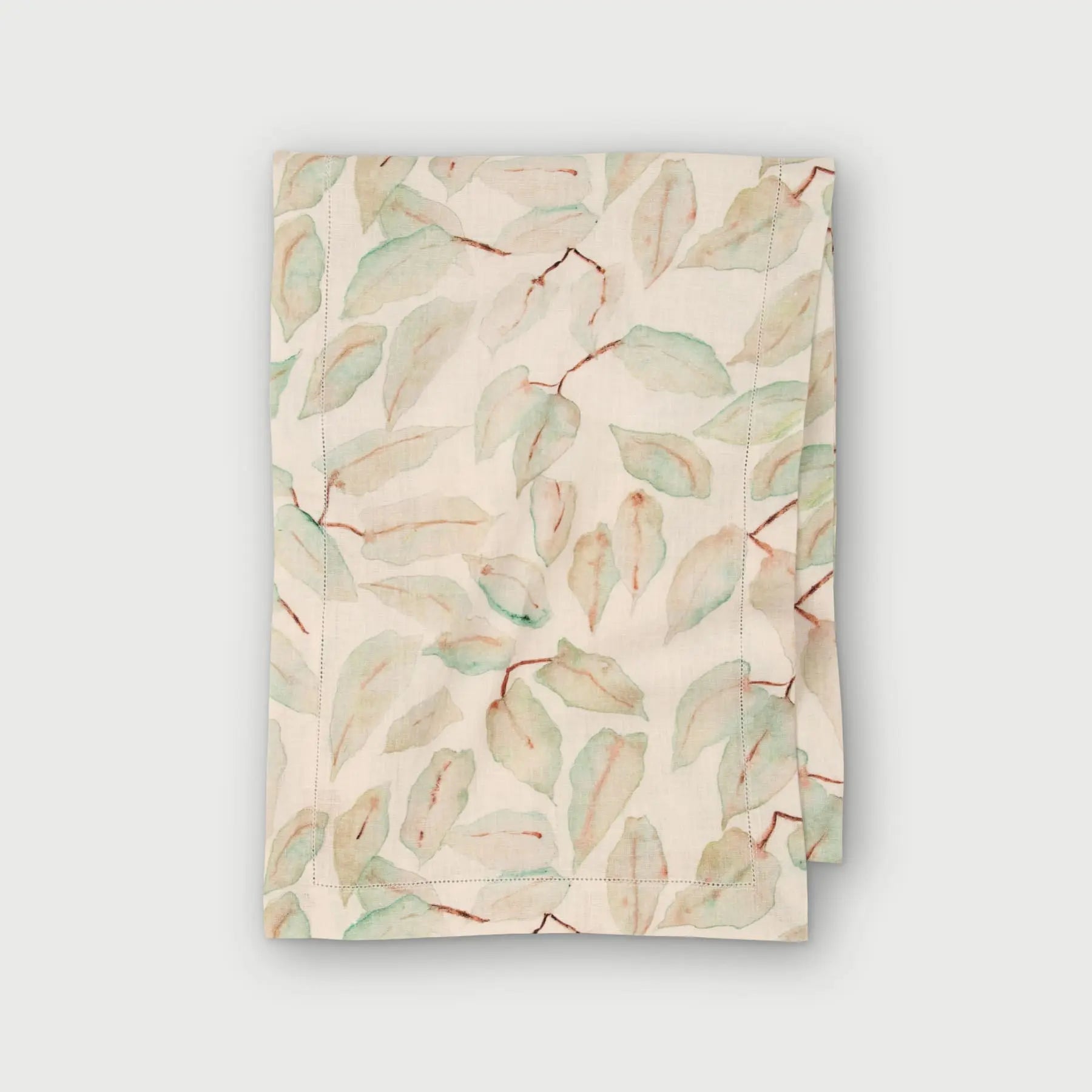 Grove Ivory Linen Table Runner SanctuaryLiving