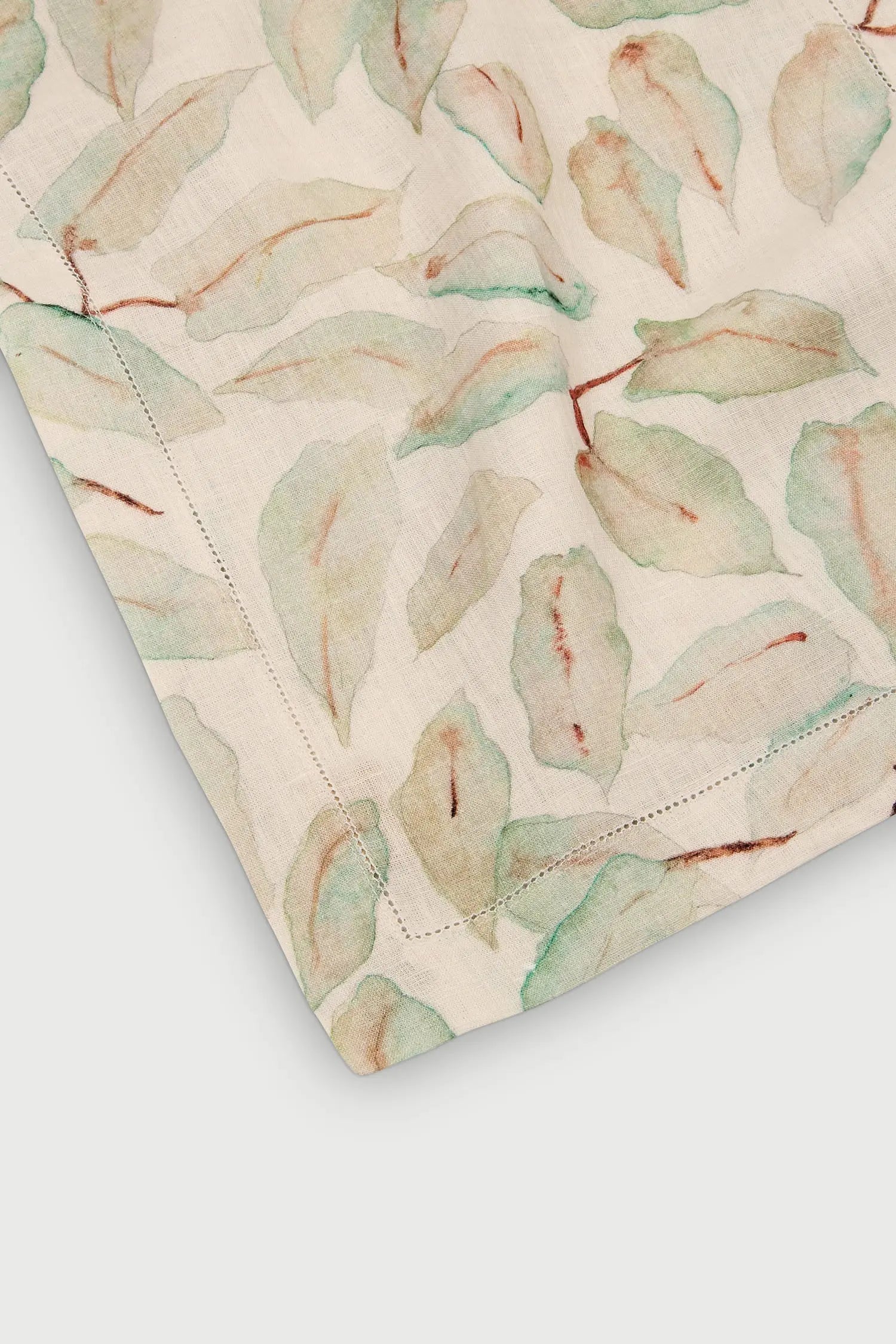 Grove Ivory Linen Table Runner SanctuaryLiving